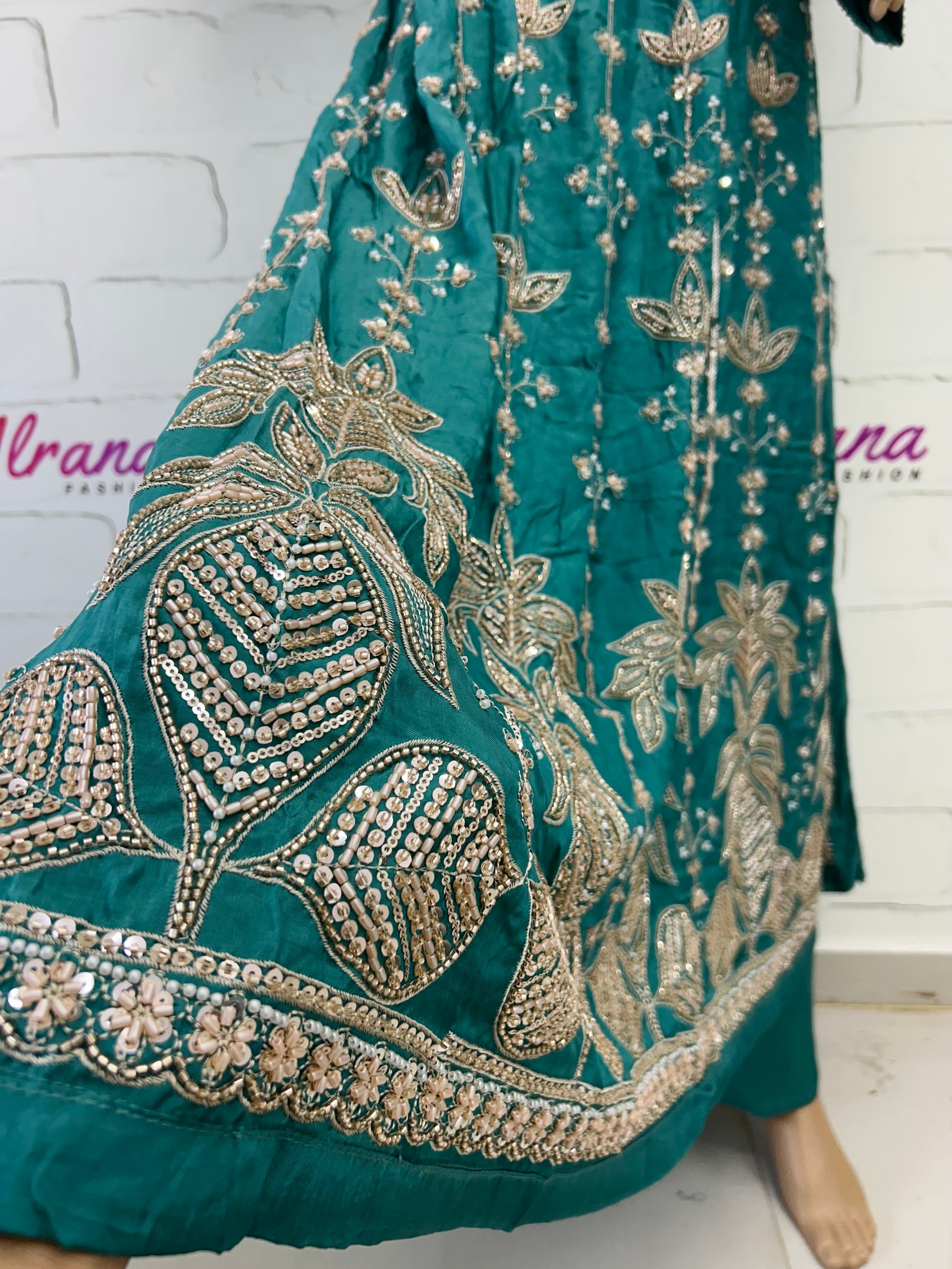 PARO BLACK HANDWORK FROCK 105 Q