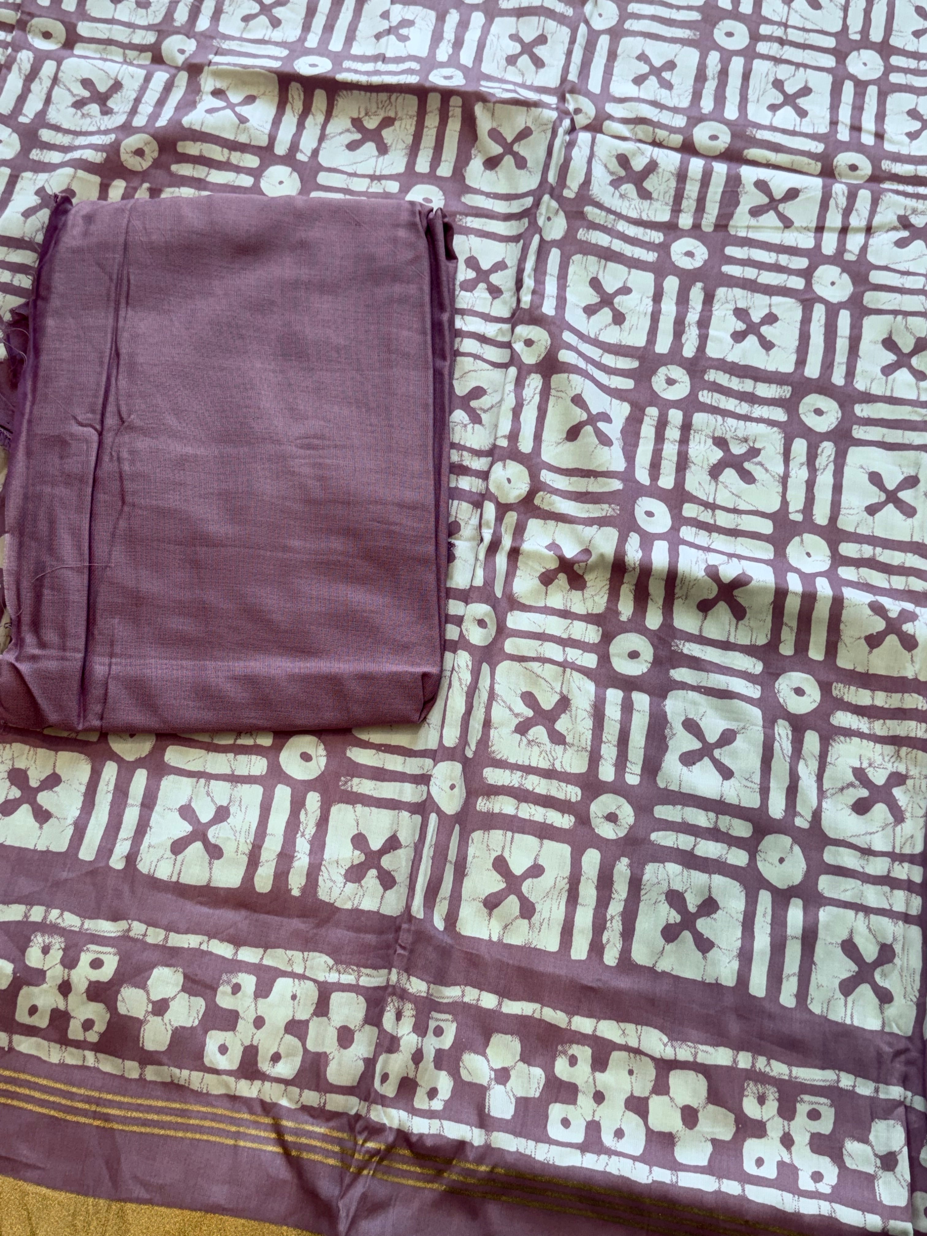 BATIK PURE COTTON SUIT 5 Q
