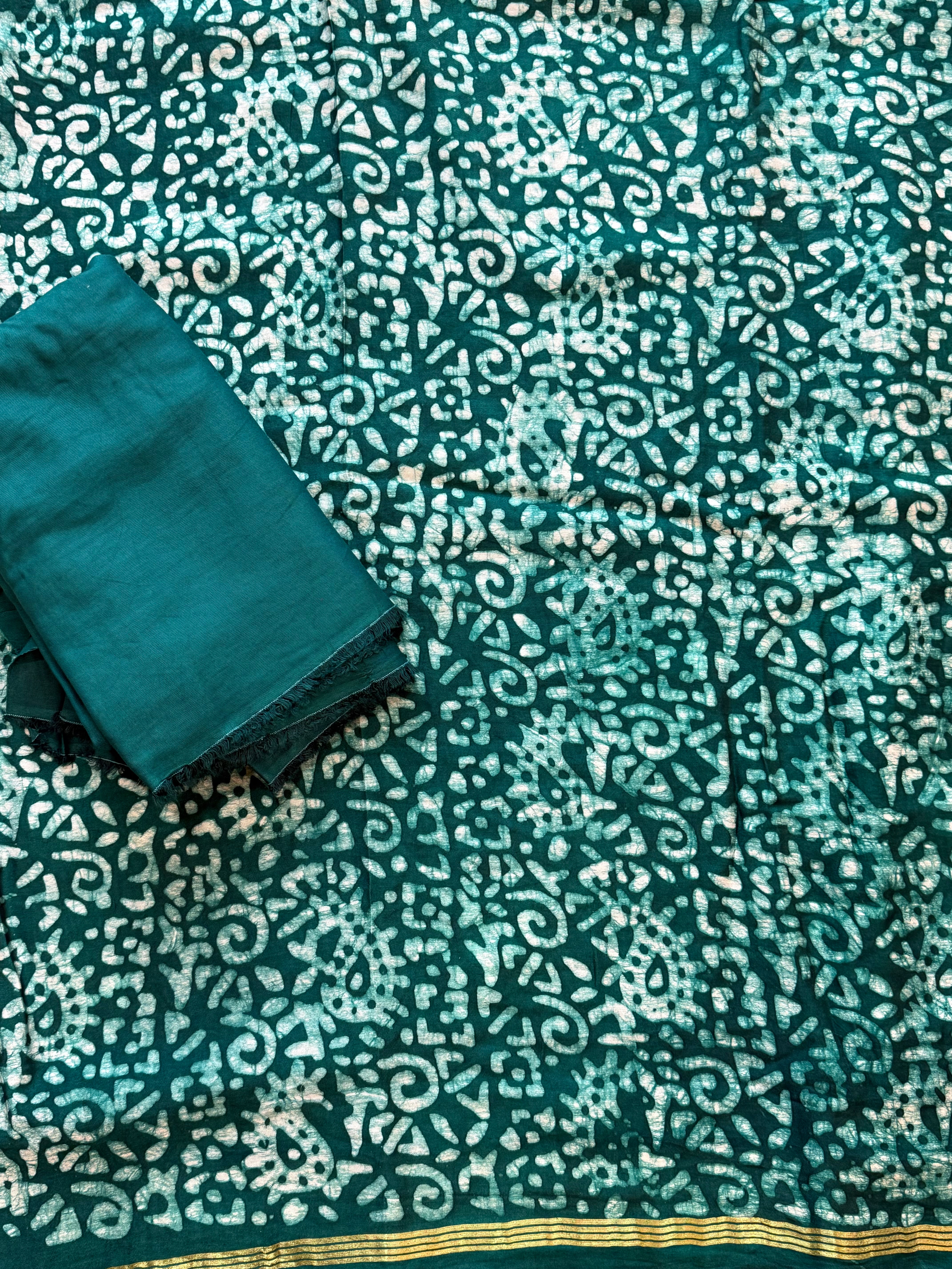PURE MUSLIN BATIK SUIT 1 Q