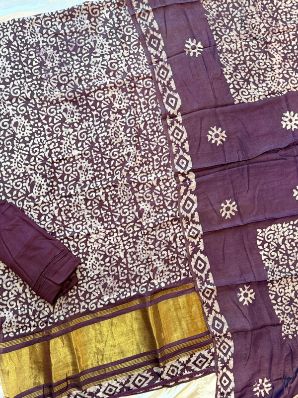 PURE MUSLIN BATIK SUIT 2 Q