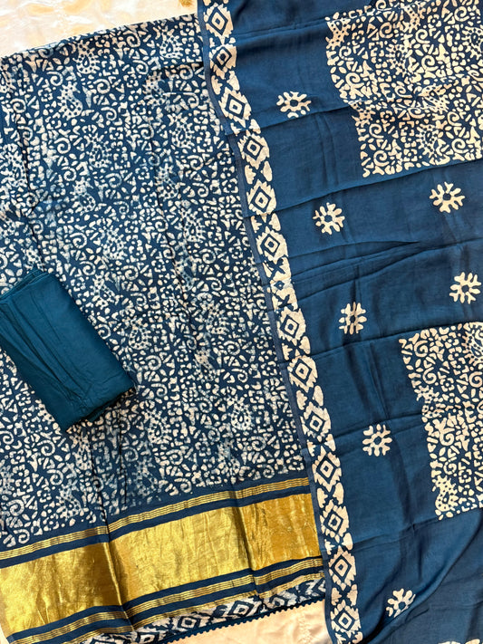 PURE MUSLIN BATIK SUIT 4