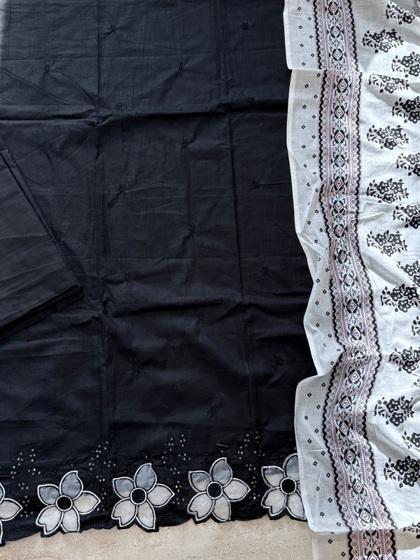 ROZANA CUTWORK PURE COTTON SUIT 1 R
