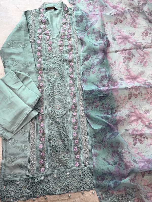 KOTA CHECKS READYMADE EMBROIDERY SUIT 1