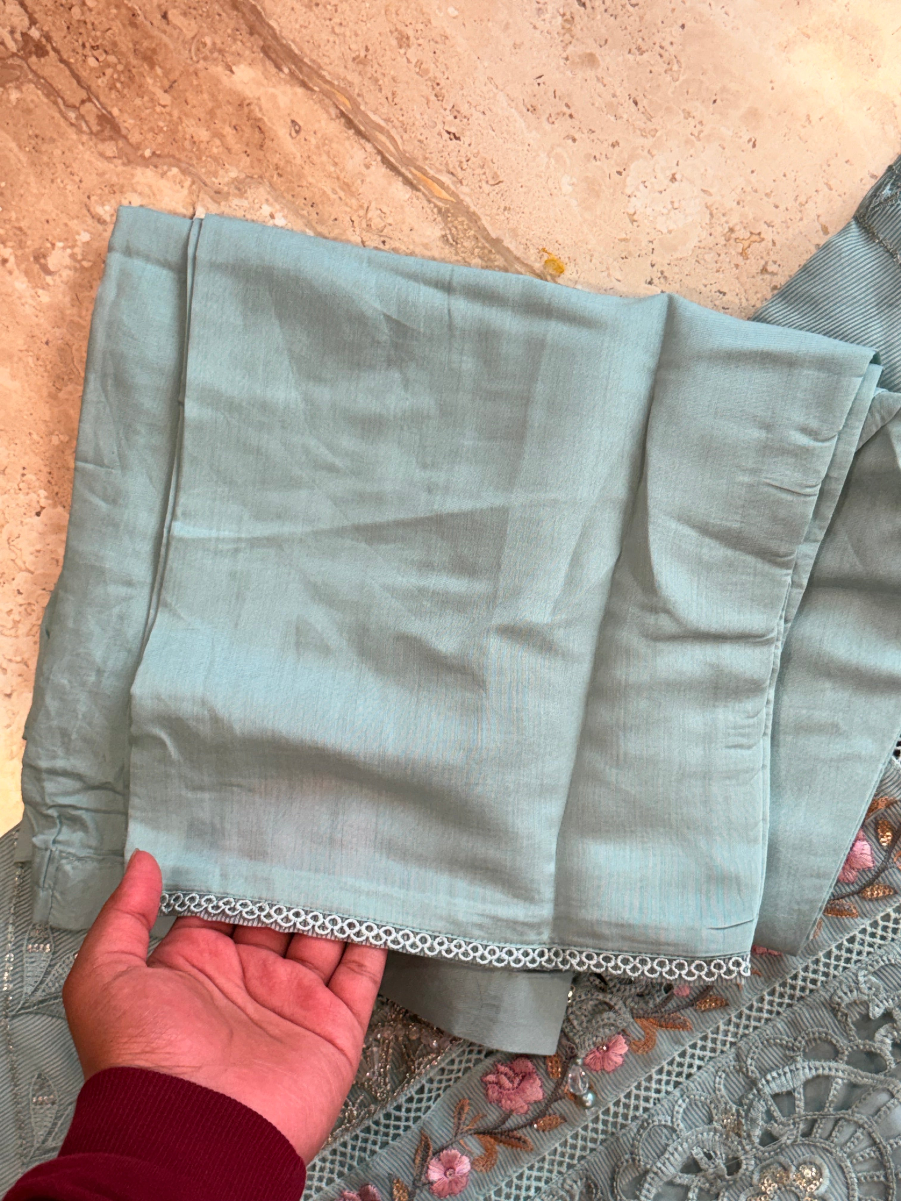 KOTA CHECKS READYMADE EMBROIDERY SUIT 1 Q
