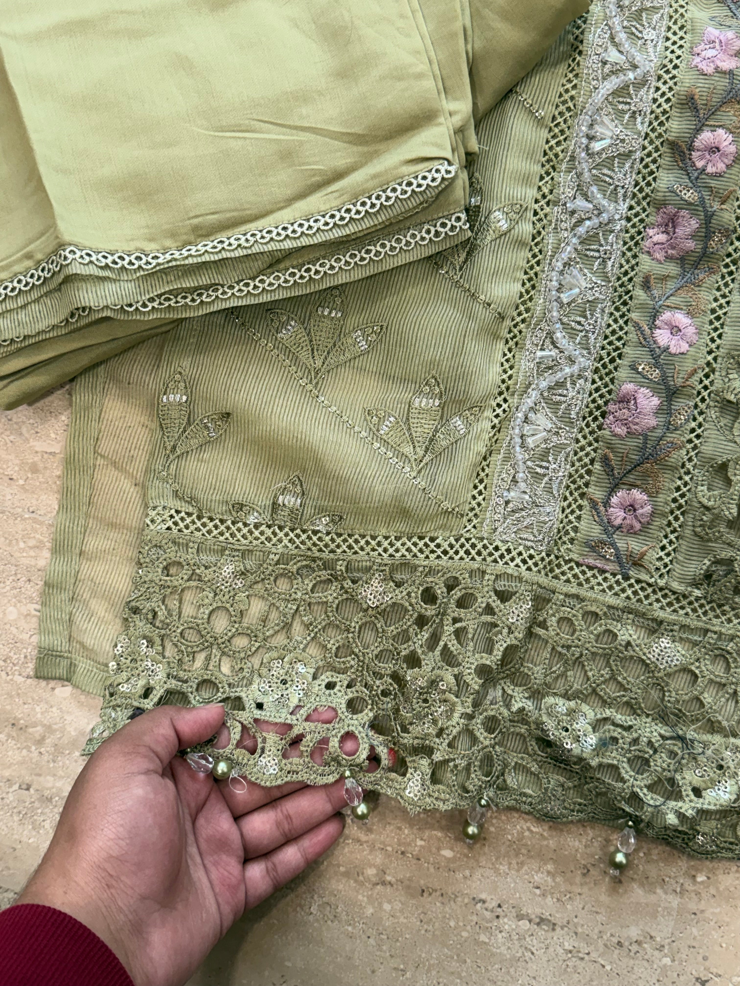 KOTA CHECKS READYMADE EMBROIDERY SUIT 3 R