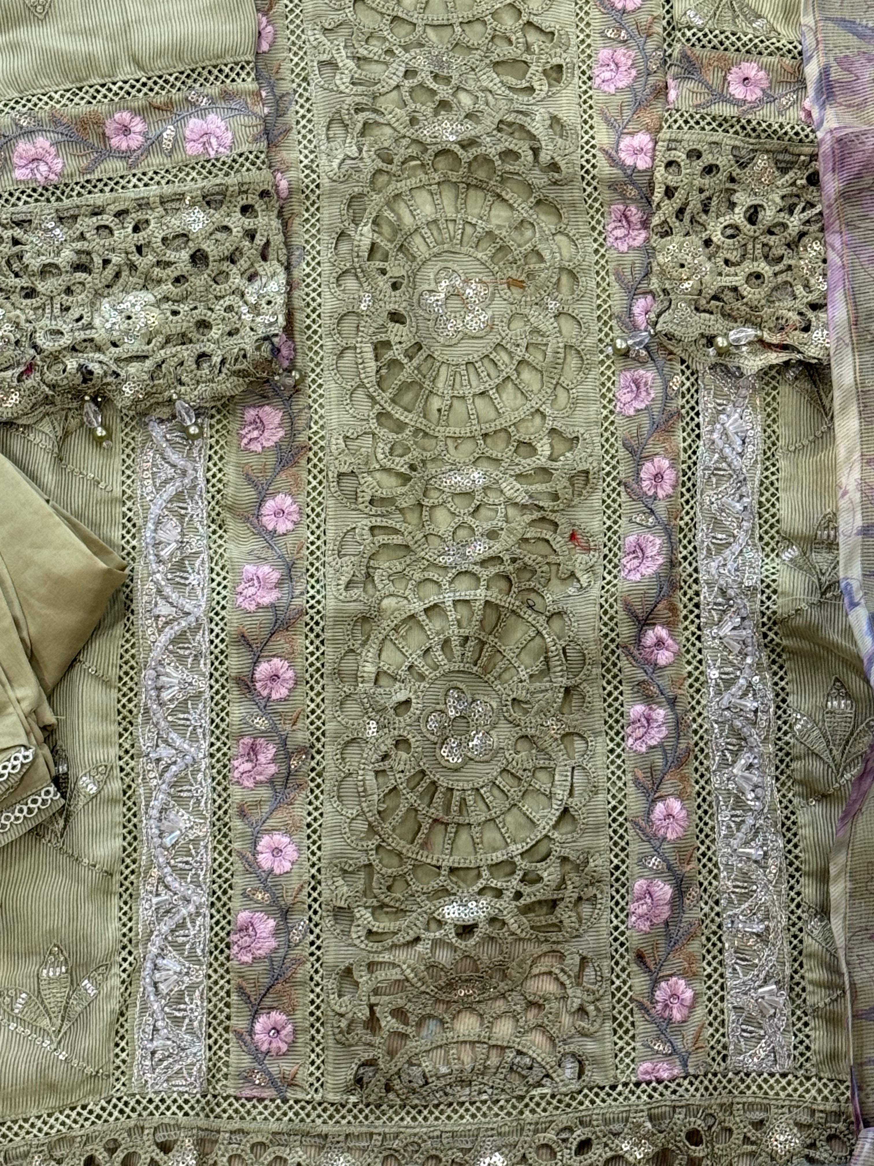 KOTA CHECKS READYMADE EMBROIDERY SUIT 3 R