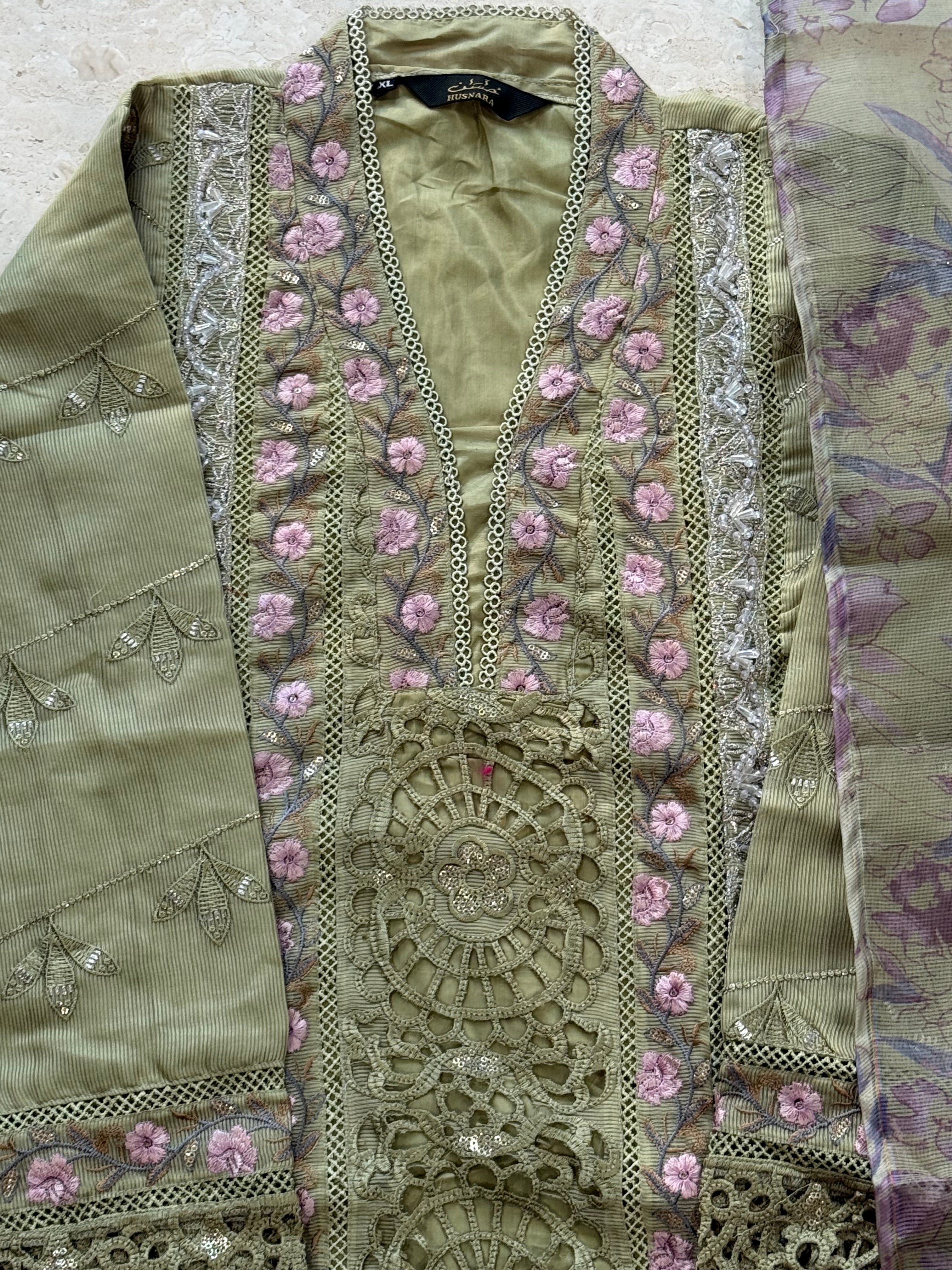 KOTA CHECKS READYMADE EMBROIDERY SUIT 3 R