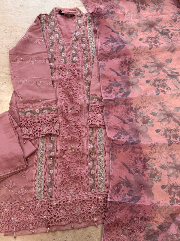 KOTA CHECKS READYMADE EMBROIDERY SUIT 2