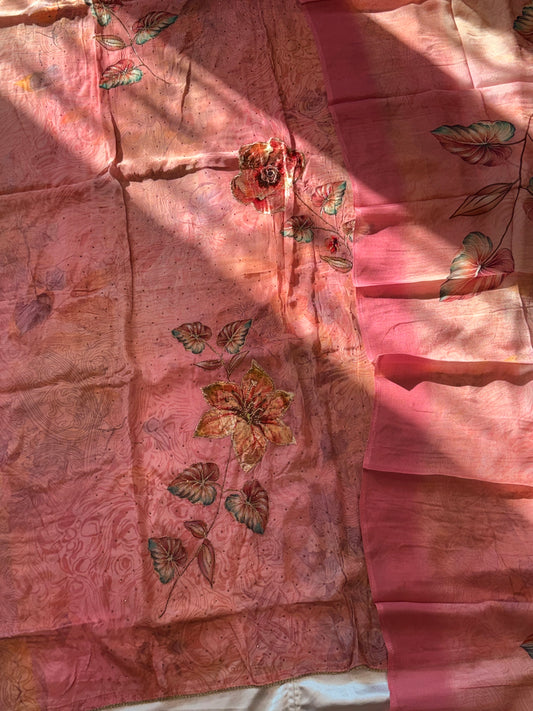 MAKHMAL PURE CREPE EMBROIDERY SUIT 1