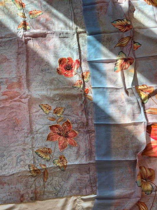 MAKHMAL PURE CREPE EMBROIDERY SUIT 3