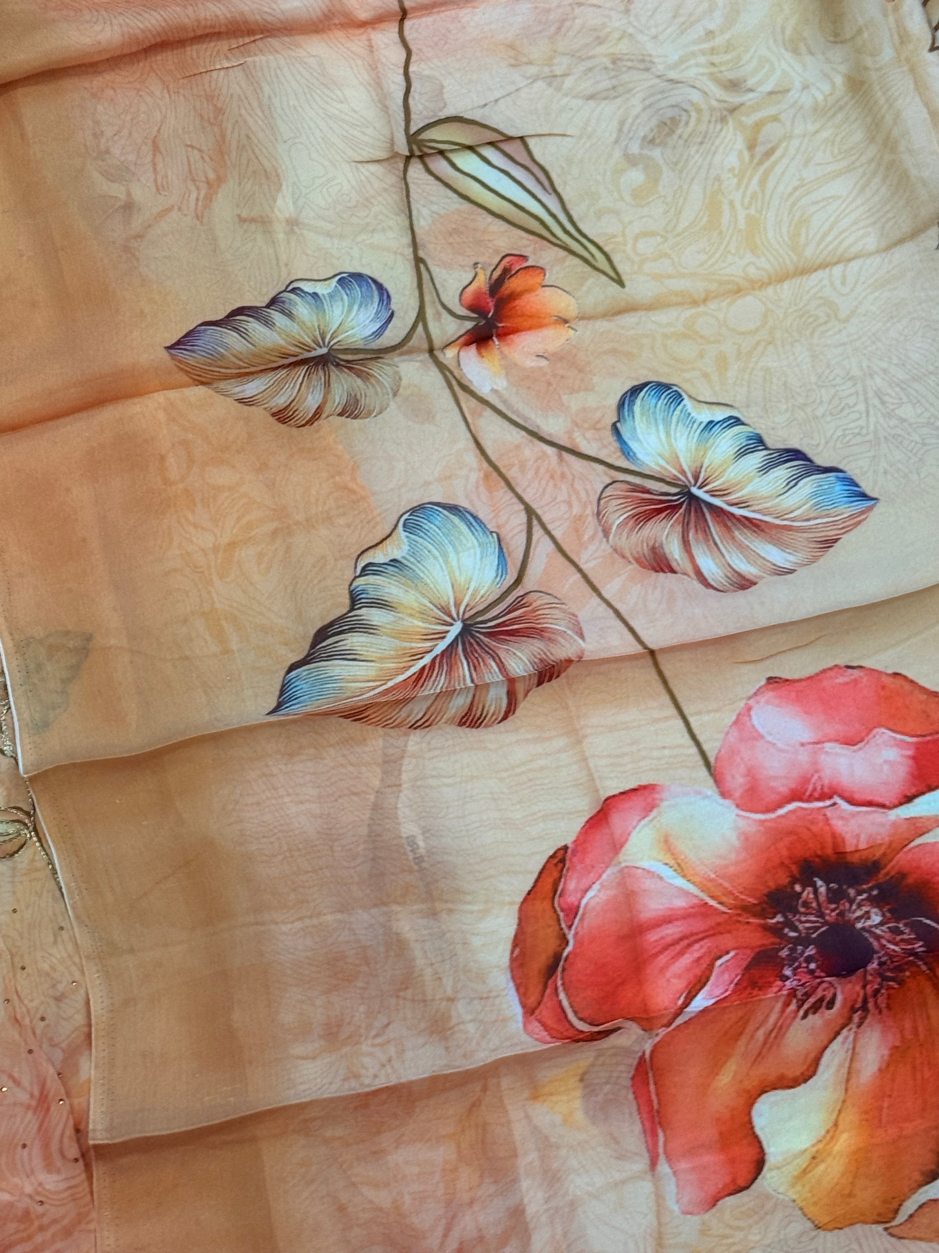 MAKHMAL PURE CREPE EMBROIDERY SUIT 2 Q