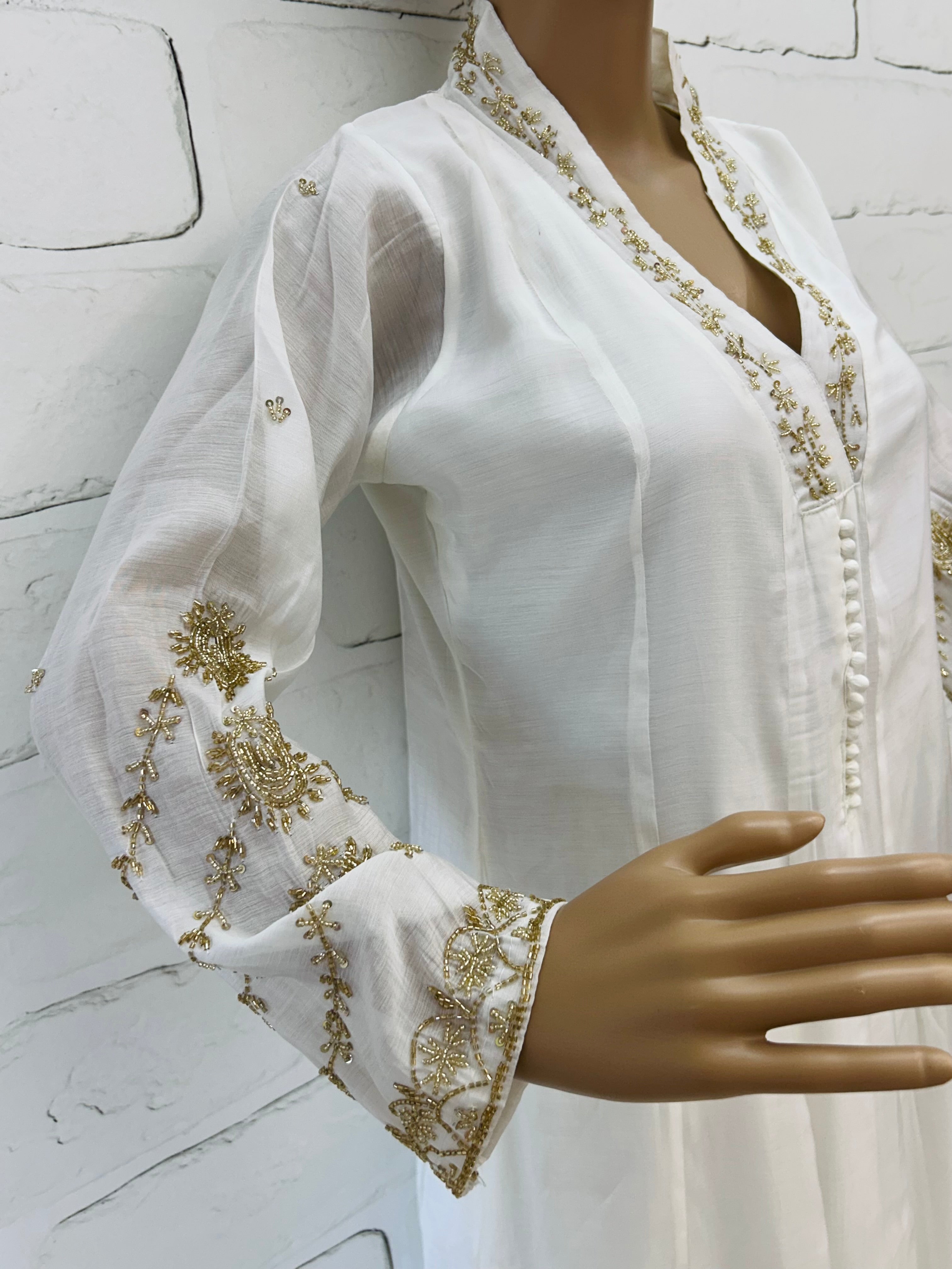 MUL CHANDERI HANDWORK FROCK 8001 Q