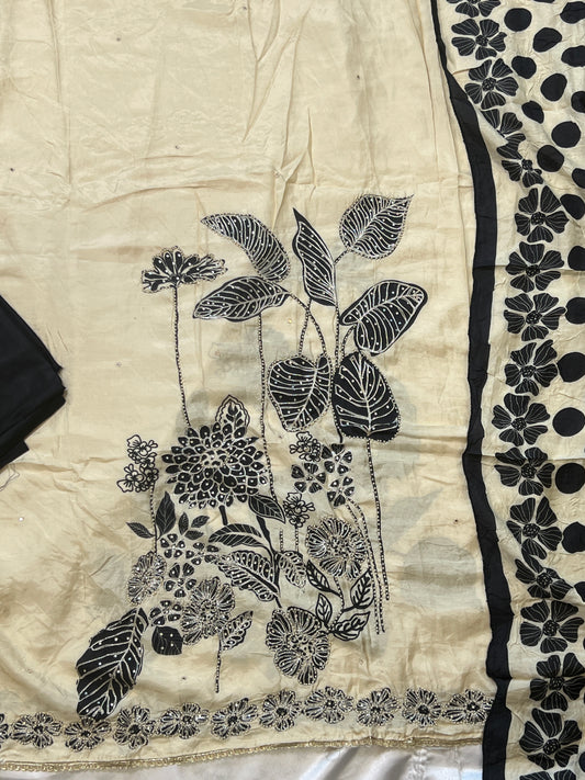 PURE MUSLIN HAND WORK EMBROIDERY SUIT 277