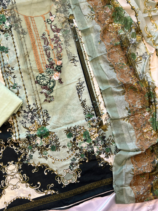 JADE COTTON EMBROIDERY SUIT 5