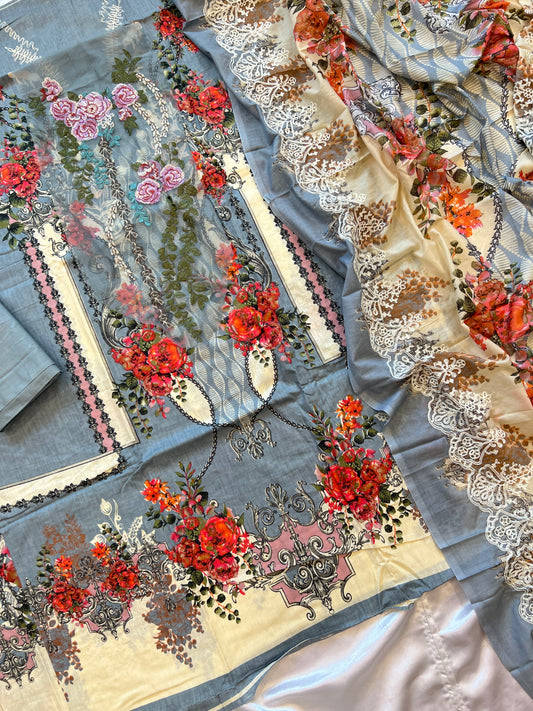 JADE COTTON EMBROIDERY SUIT 4