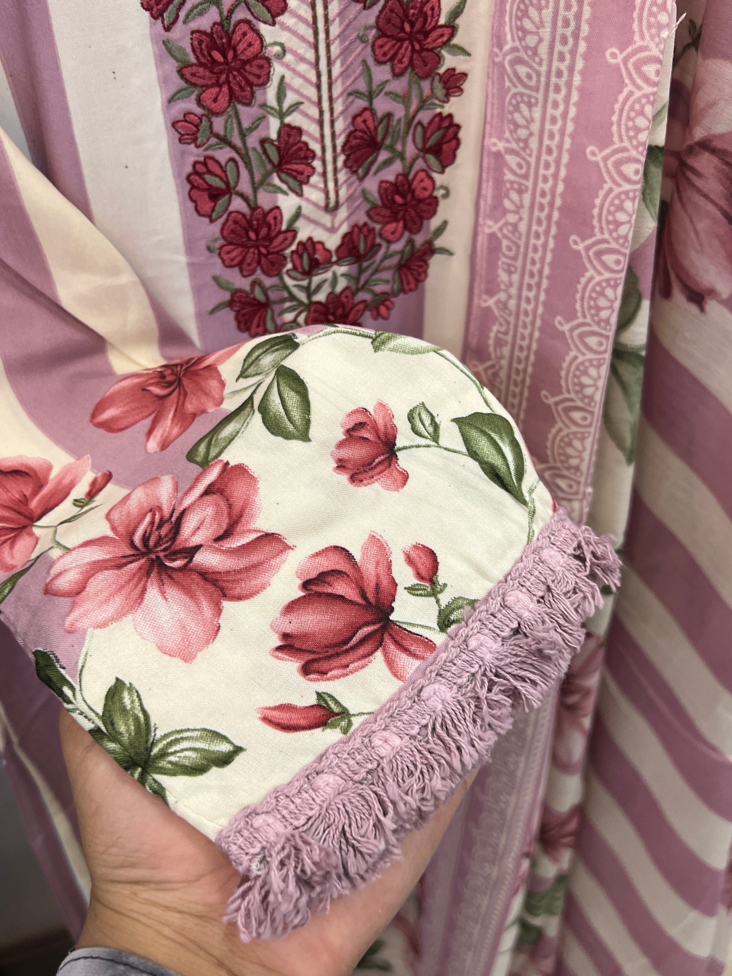 MERAKI COTTON EMBROIDERY READYMADE SUIT