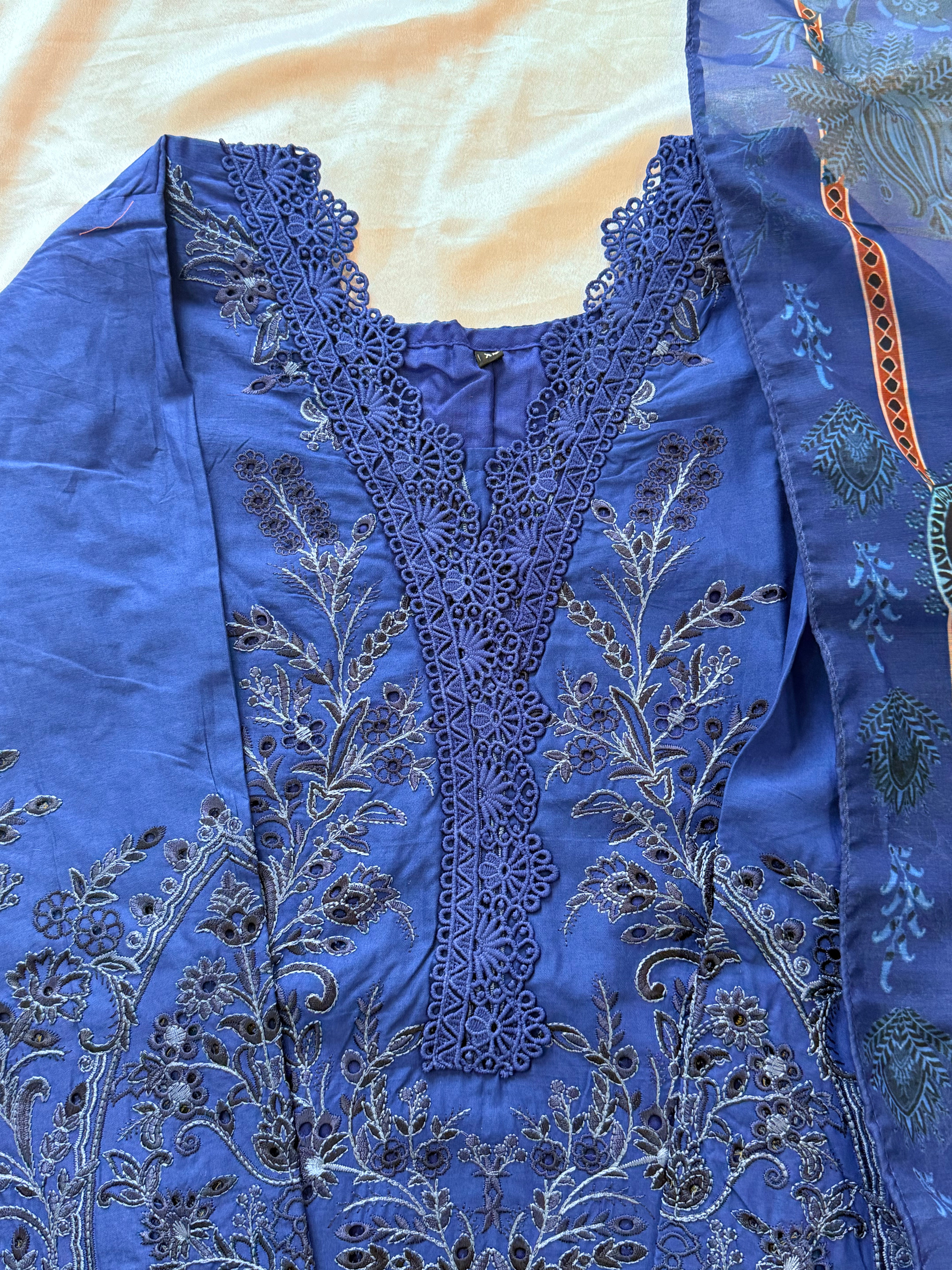 HANIA BLUE READYMADE SUIT