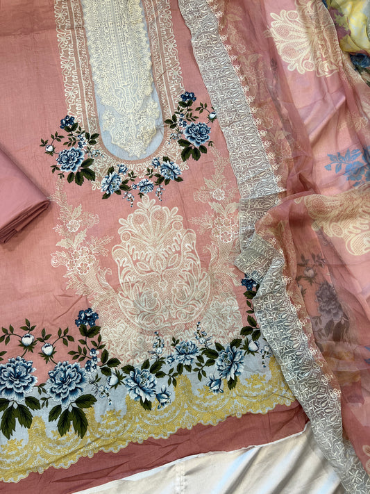 NEEDLE LAWN EMBROIDERY PATCH SUIT Q