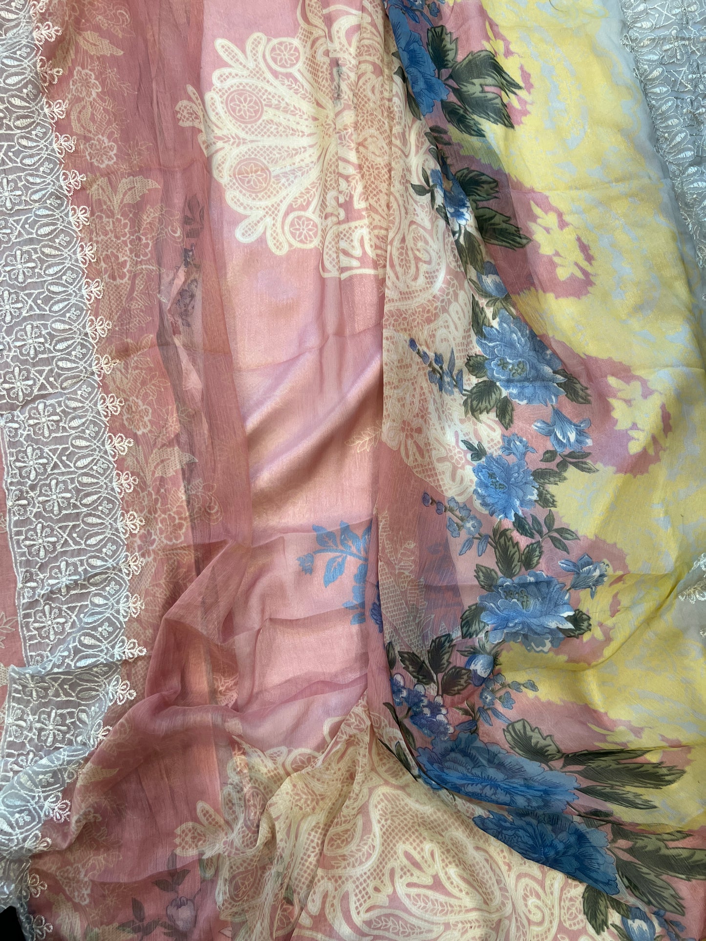 NEEDLE LAWN EMBROIDERY PATCH SUIT Q