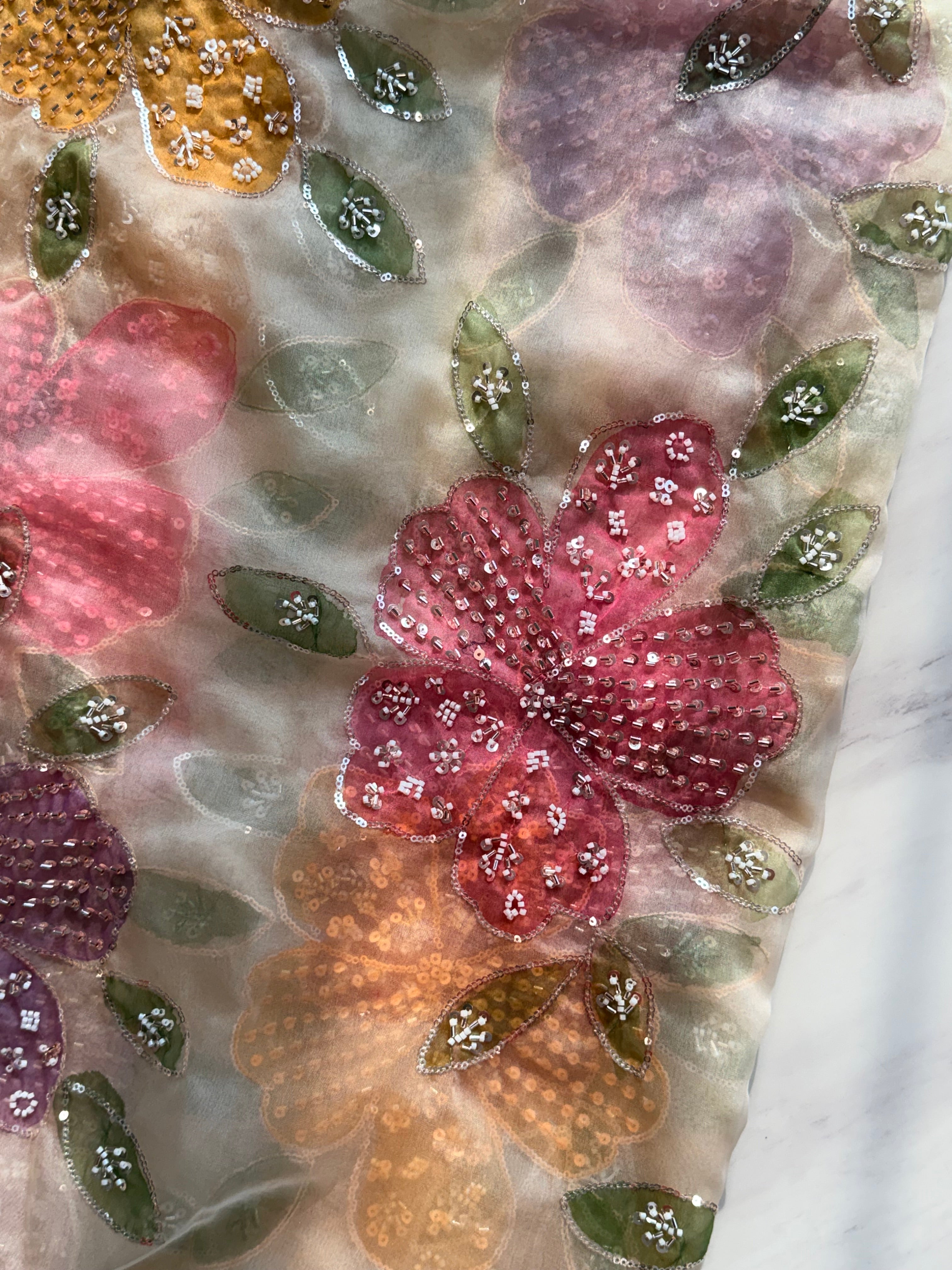 PAKISTANI FLORAL DUPATTA 4