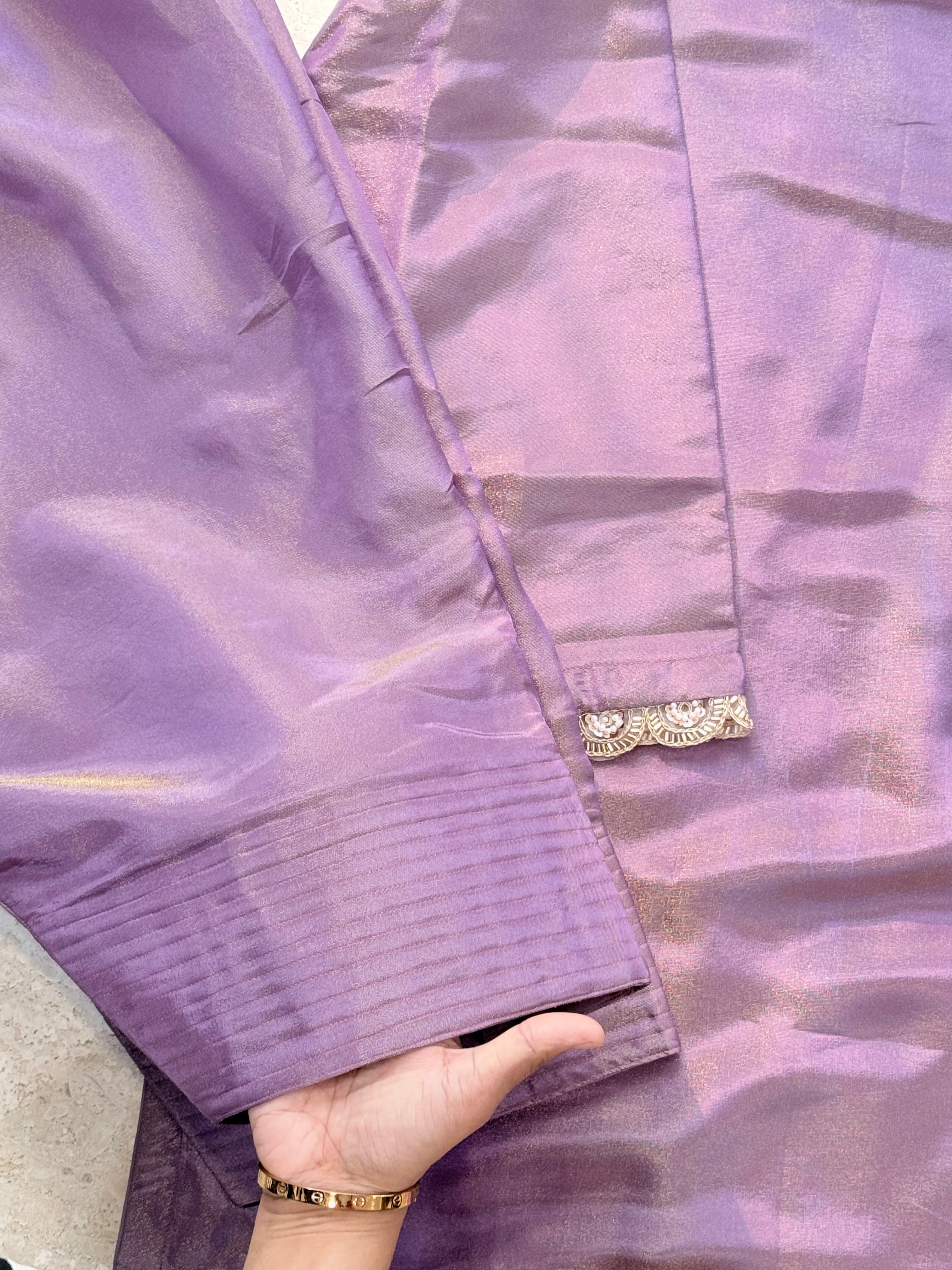 FLORAL FARSHI HANDWORK SUIT 24