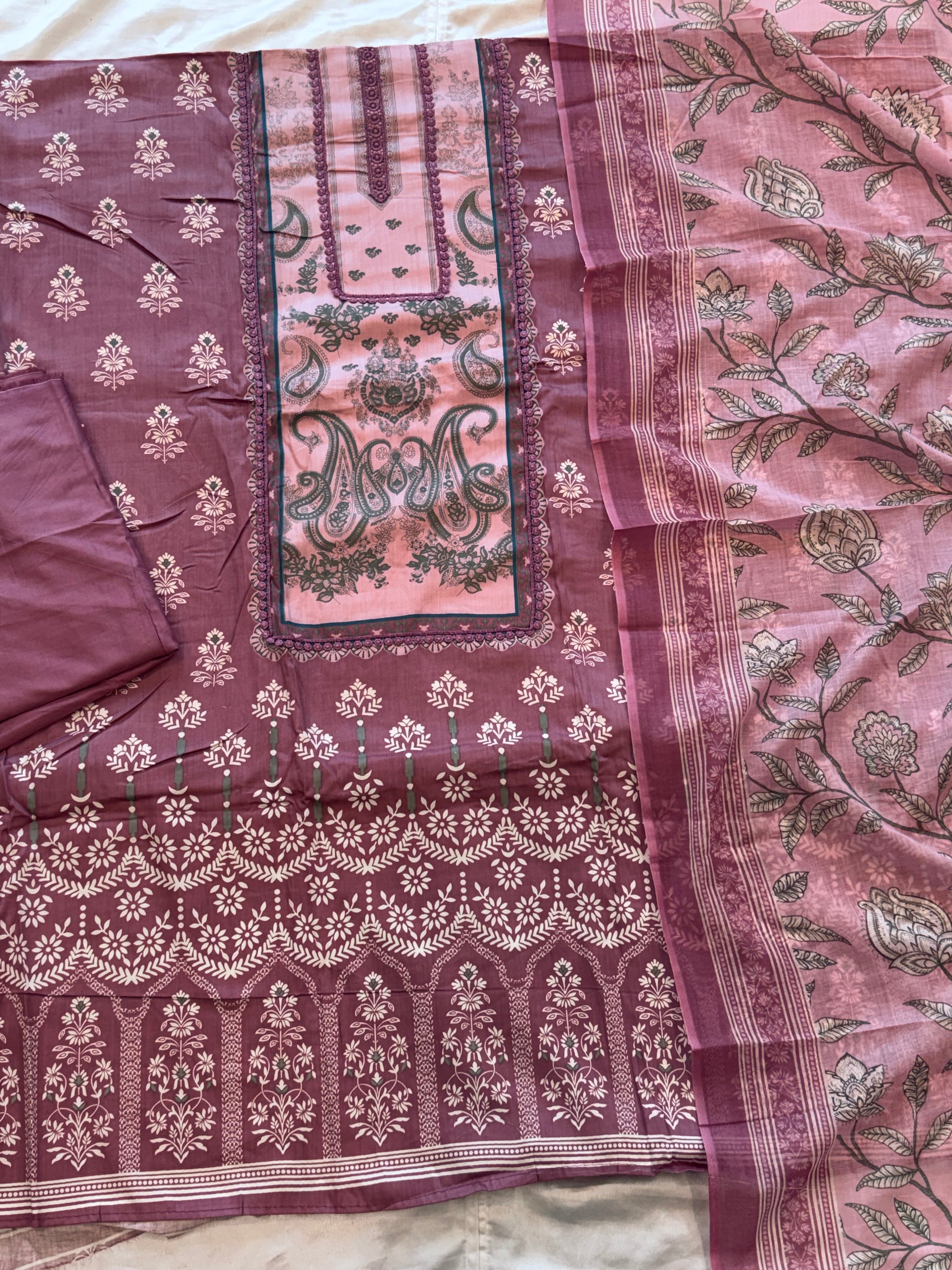 ROZANA PURE COTTON SUIT 37 Q