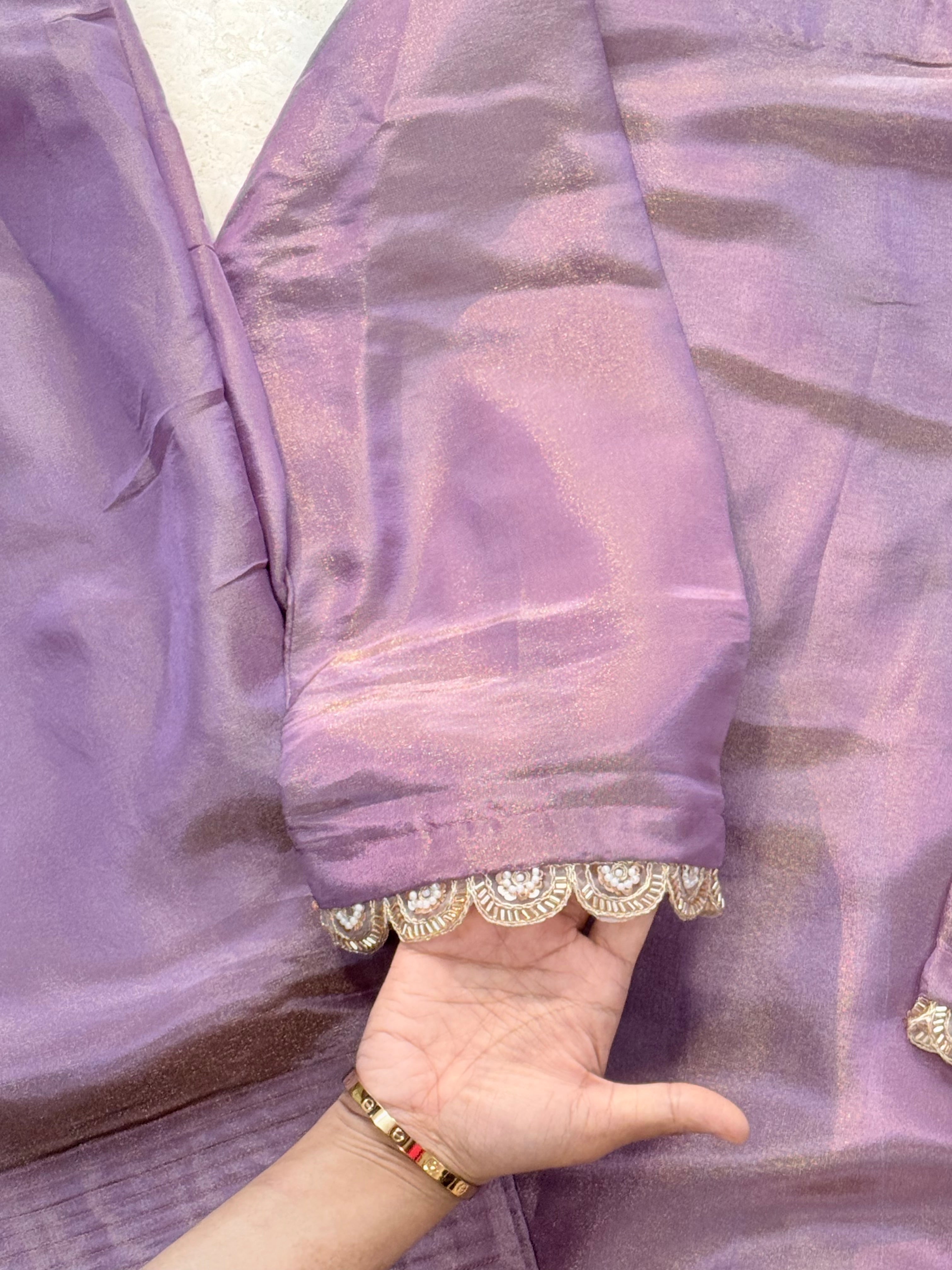 FLORAL FARSHI HANDWORK SUIT 24