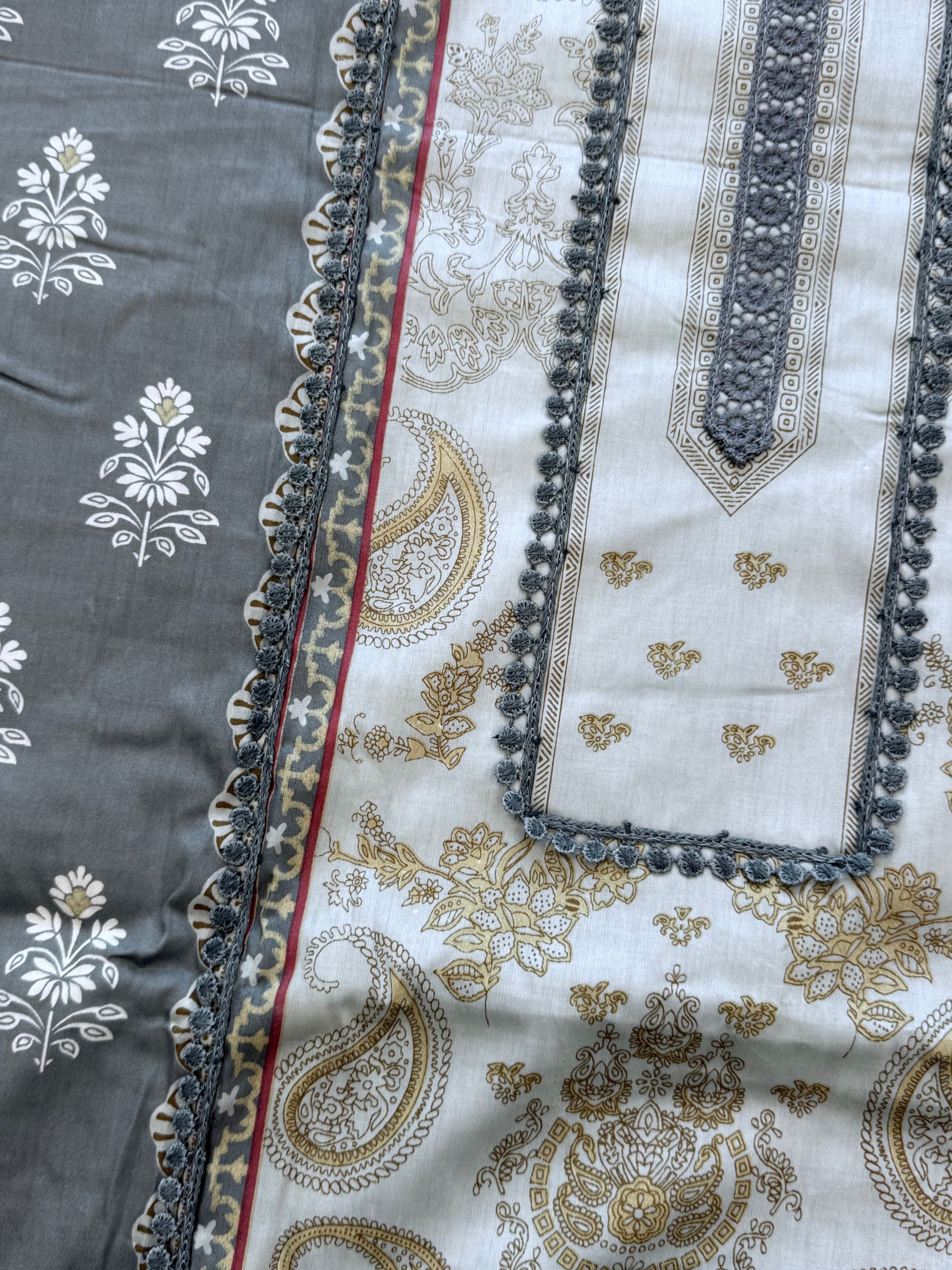 ROZANA PURE COTTON SUIT 36 Q