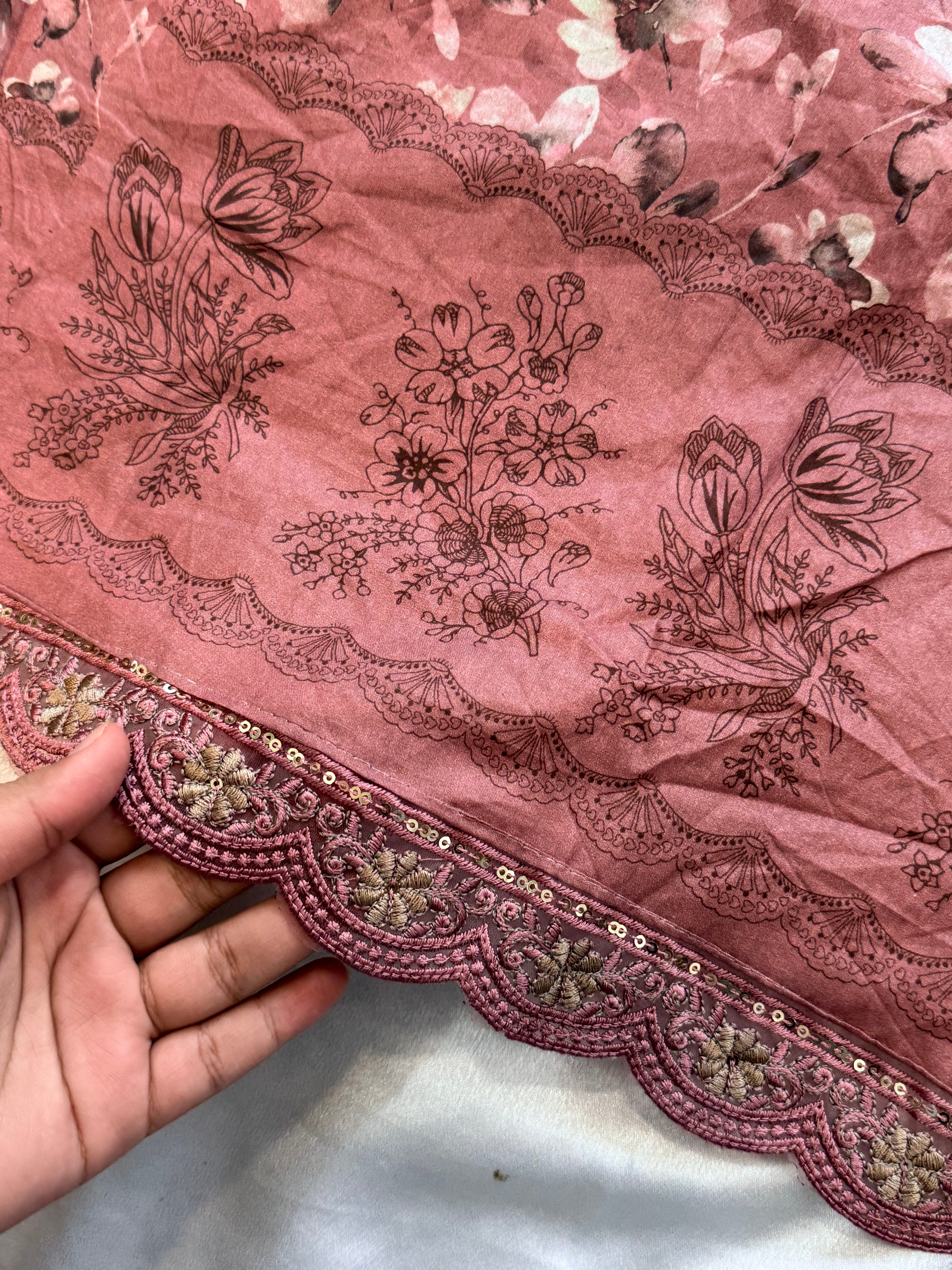 MAZDAR LAWN EMBROIDERY SUIT 4 Q