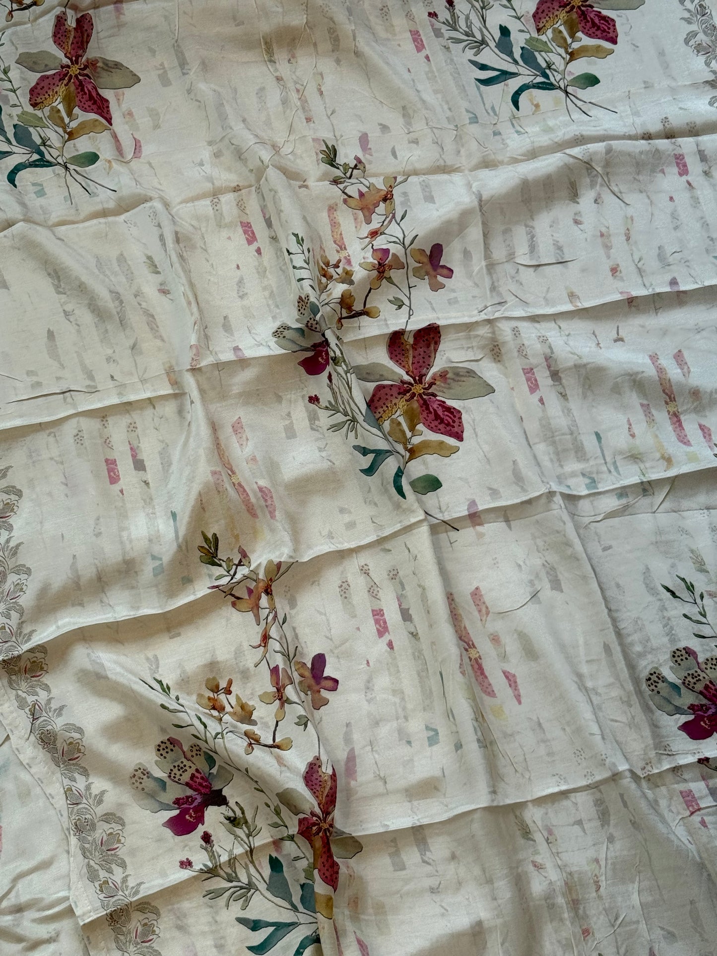 SAIRA MUSLIN HAND WORK EMBROIDERY SUIT 1 Q