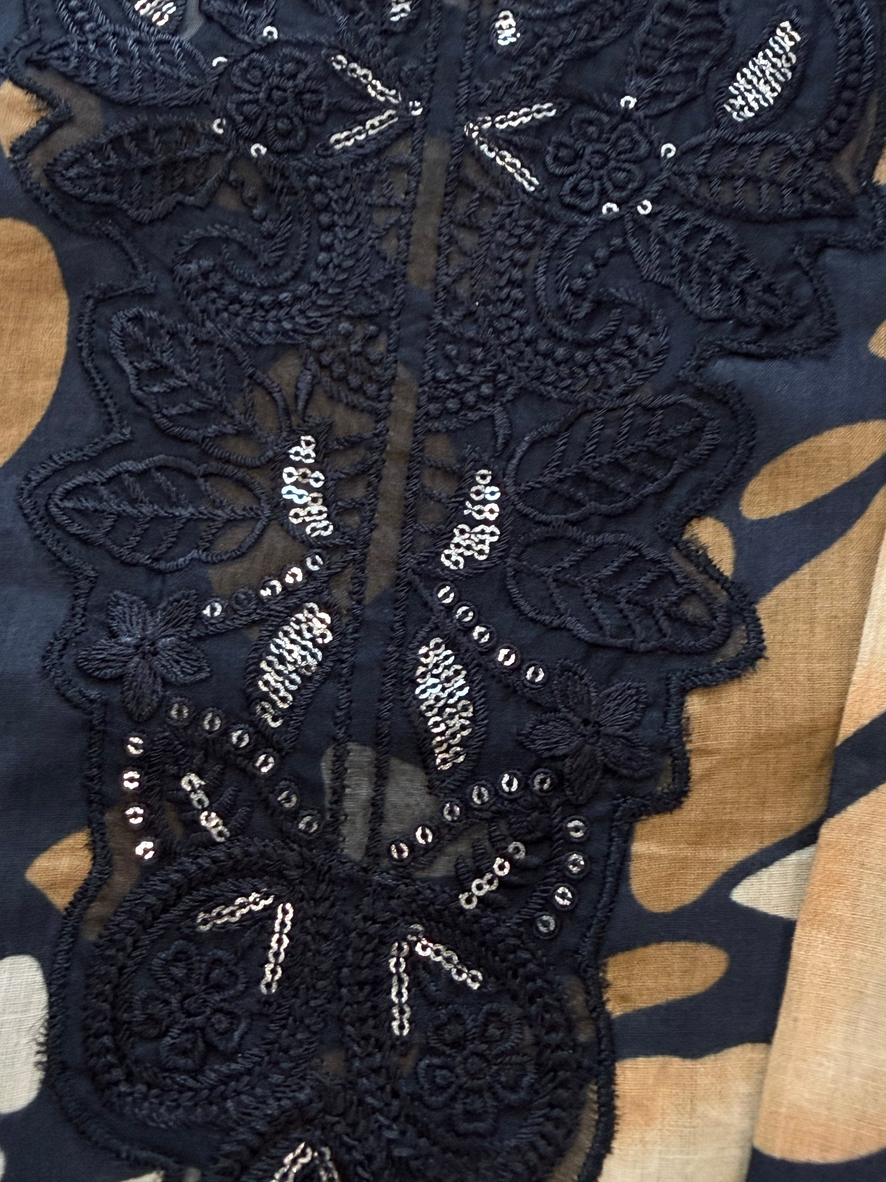 MARIA B COTTON PATCH READYMADE SUIT Q