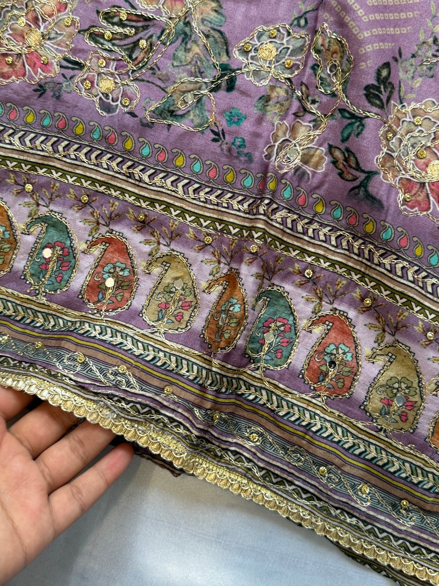 MUSLIN EMBROIDERY SUIT 232 A Q