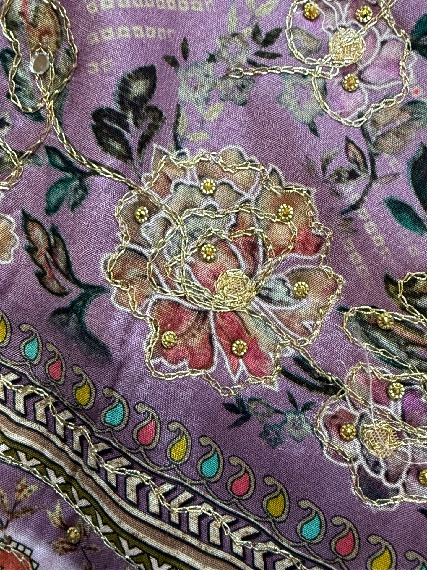 MUSLIN EMBROIDERY SUIT 232 A Q