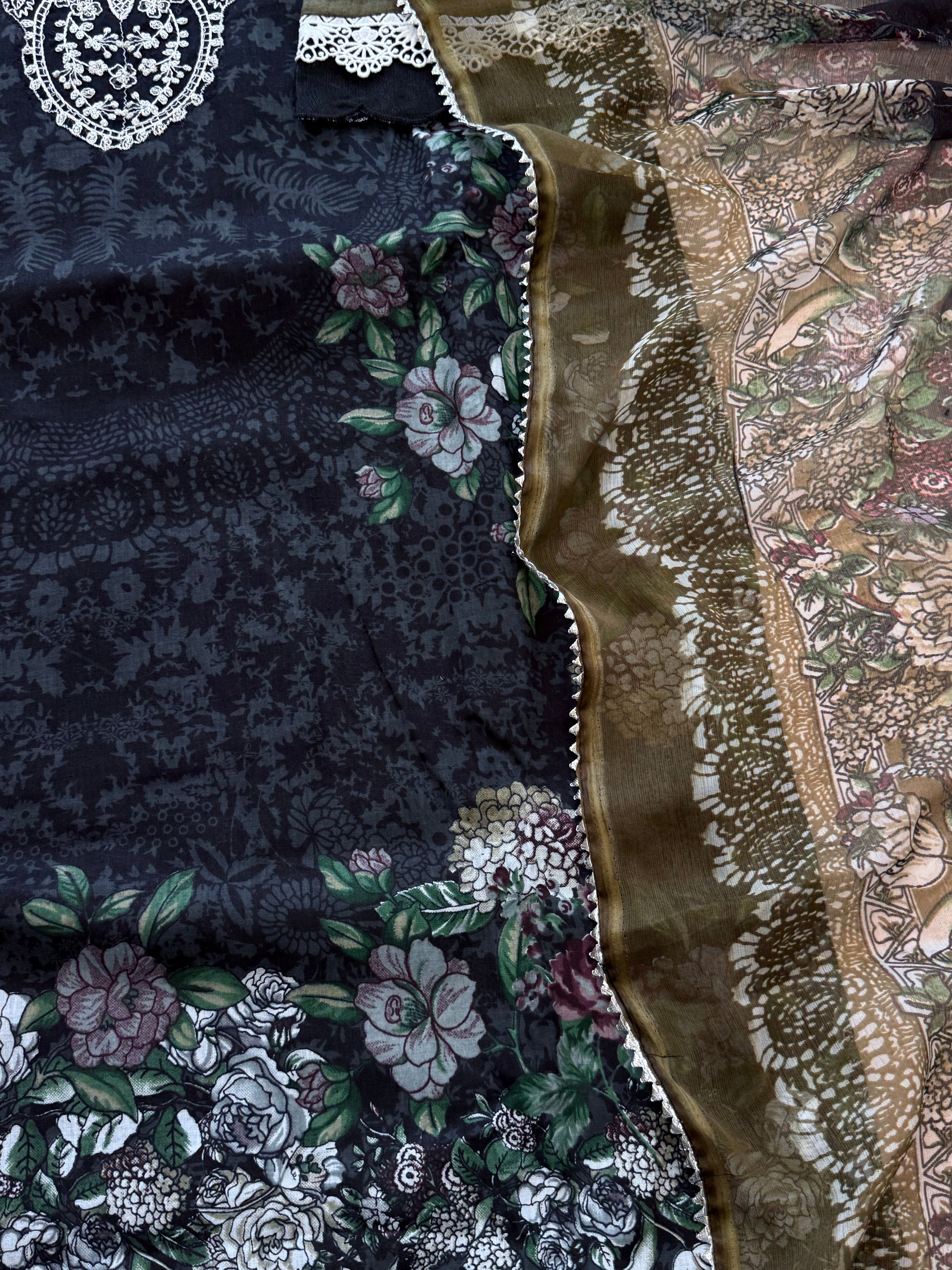 JADE COTTON PATCH READYMADE SUIT