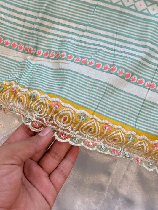 LAWN EMBROIDERY PATCH SUIT 3 Q