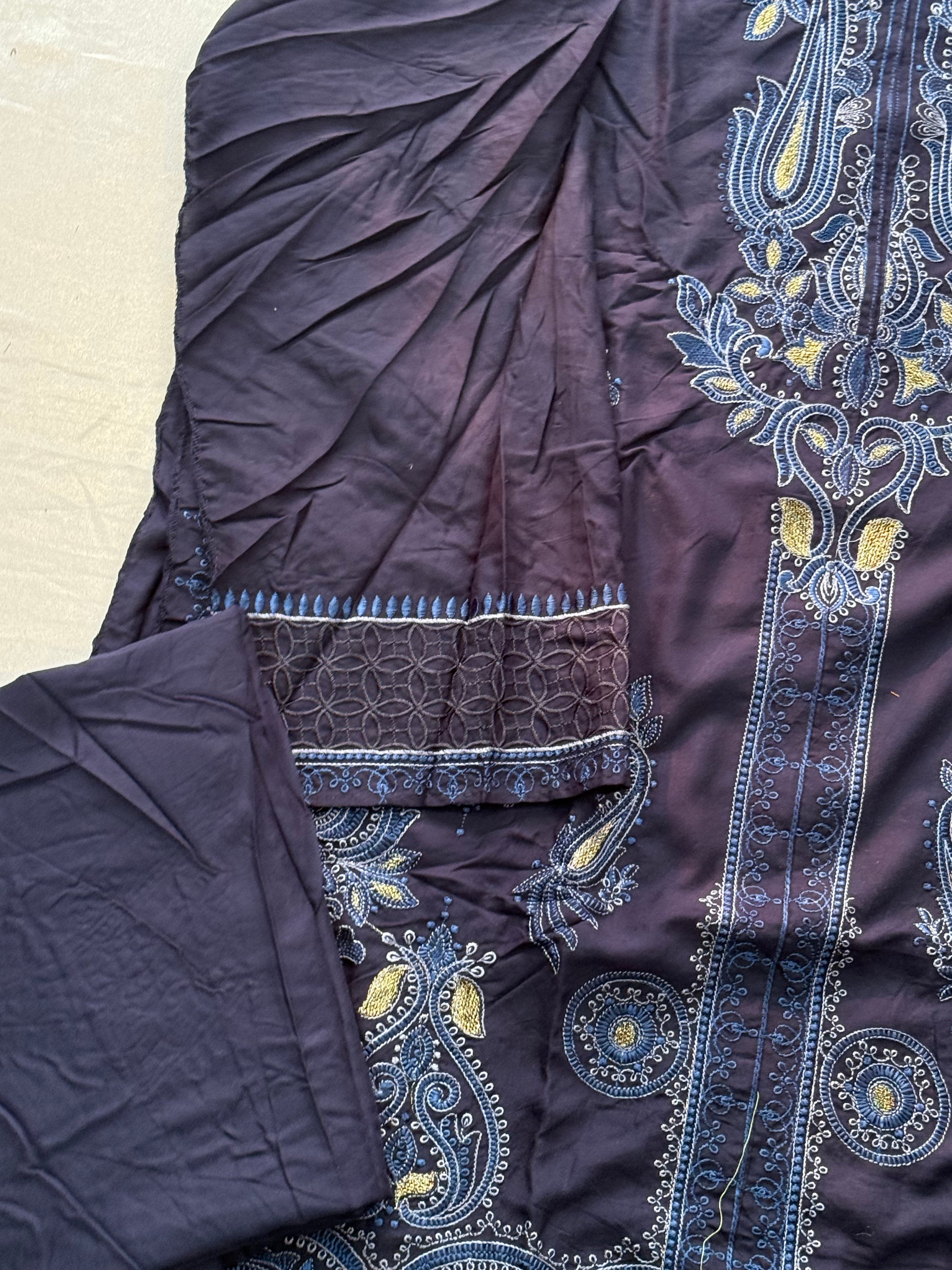 MARIA B RAYON EMBROIDERY SUIT 5 Q