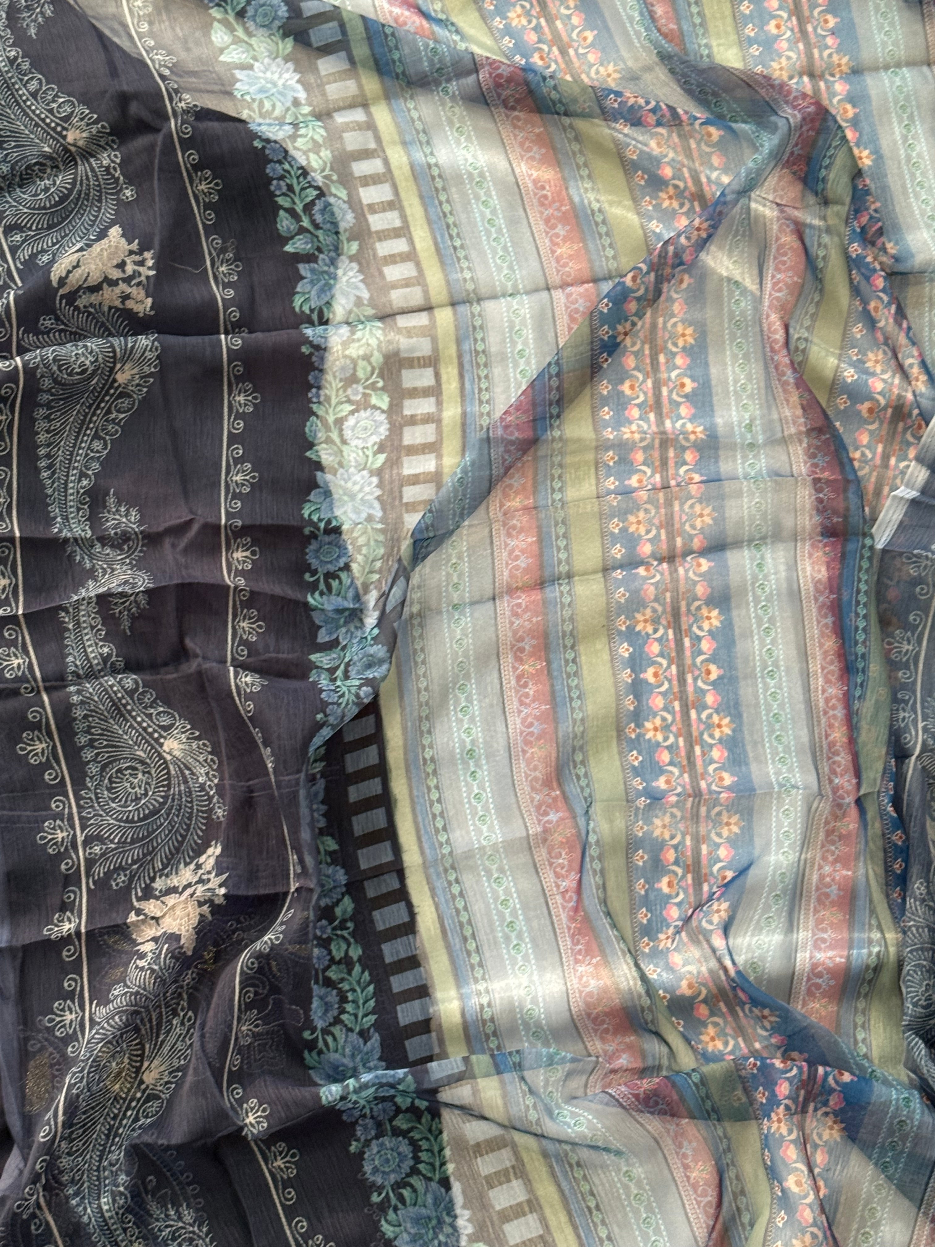 MARIA B RAYON EMBROIDERY SUIT 5 Q