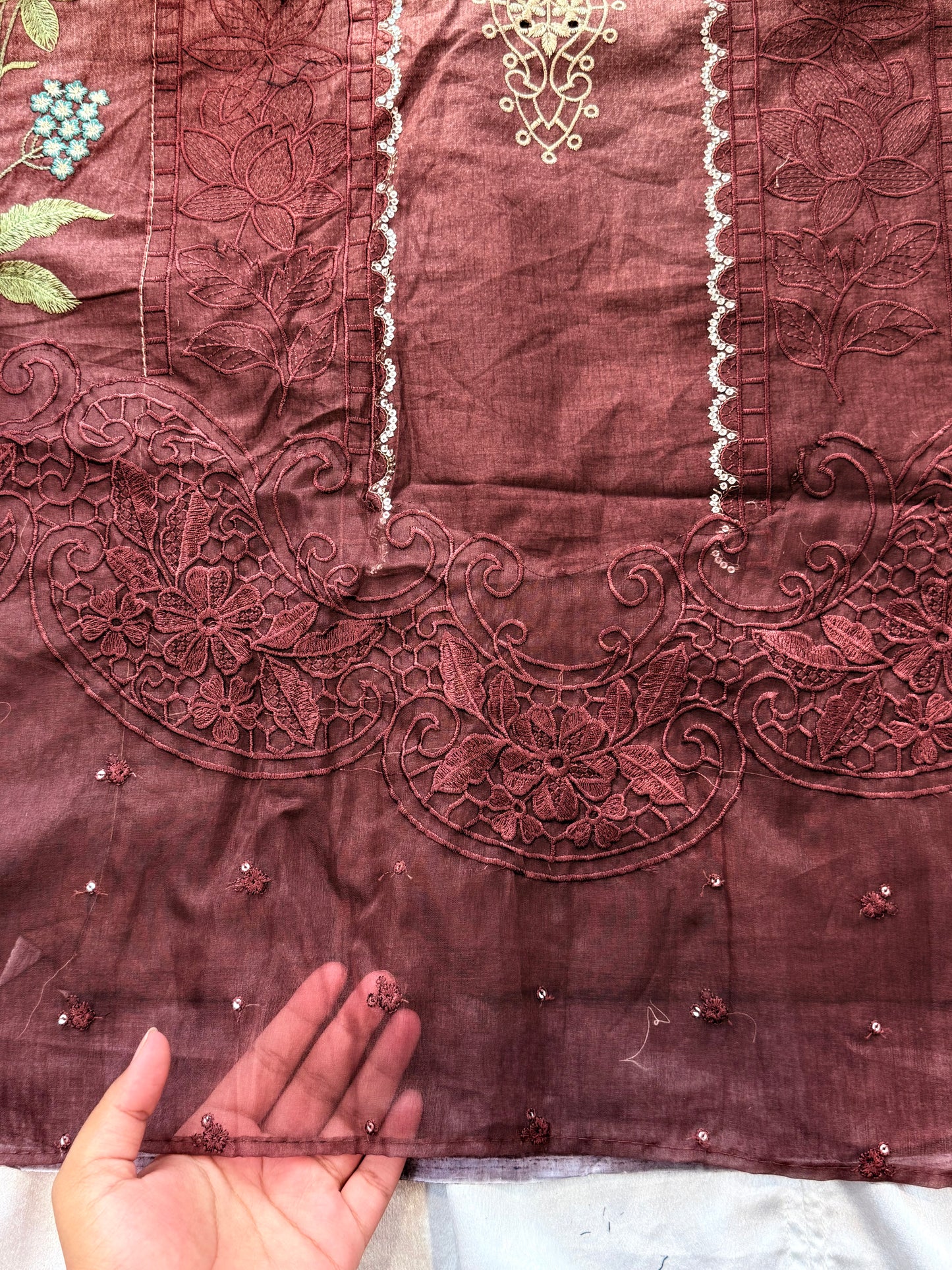 DS COTTON EMBROIDERY PATCH SUIT