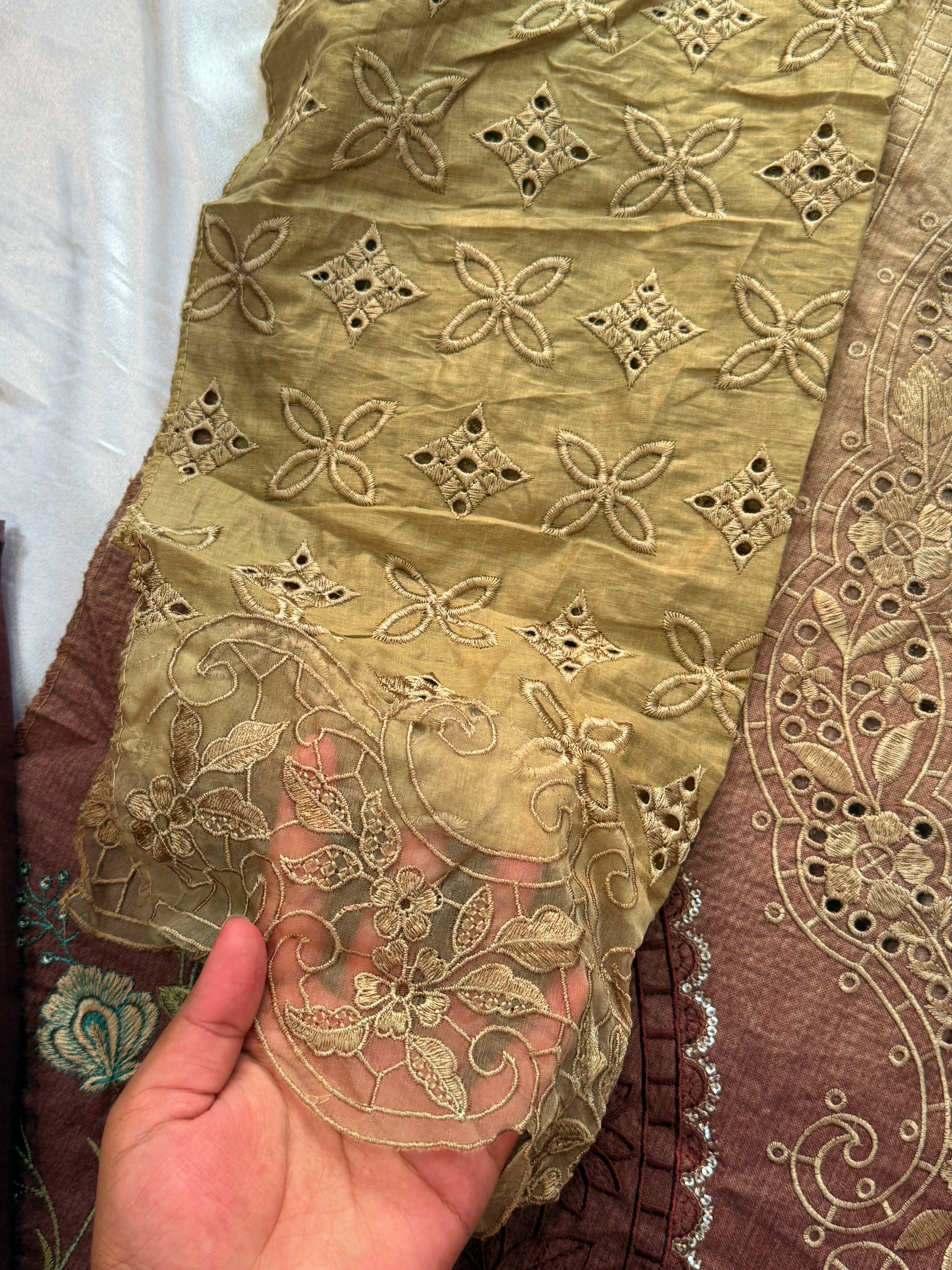 DS COTTON EMBROIDERY PATCH SUIT 1