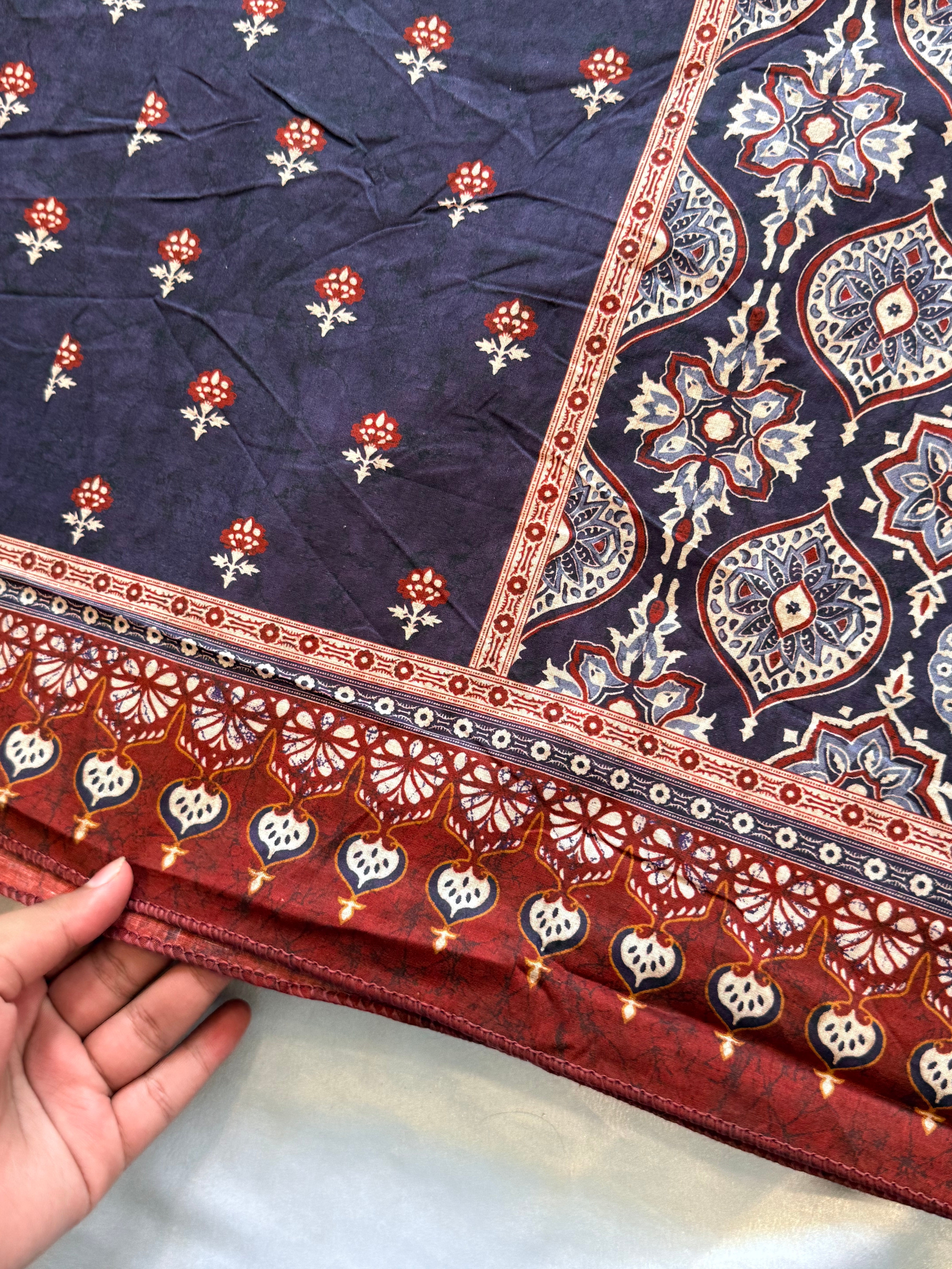 AJRAK LAWN EMBROIDERY SUIT 4