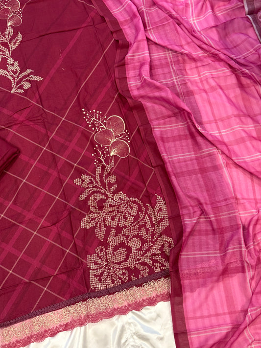 SVA LAWN EMBROIDER SUIT 3 Q