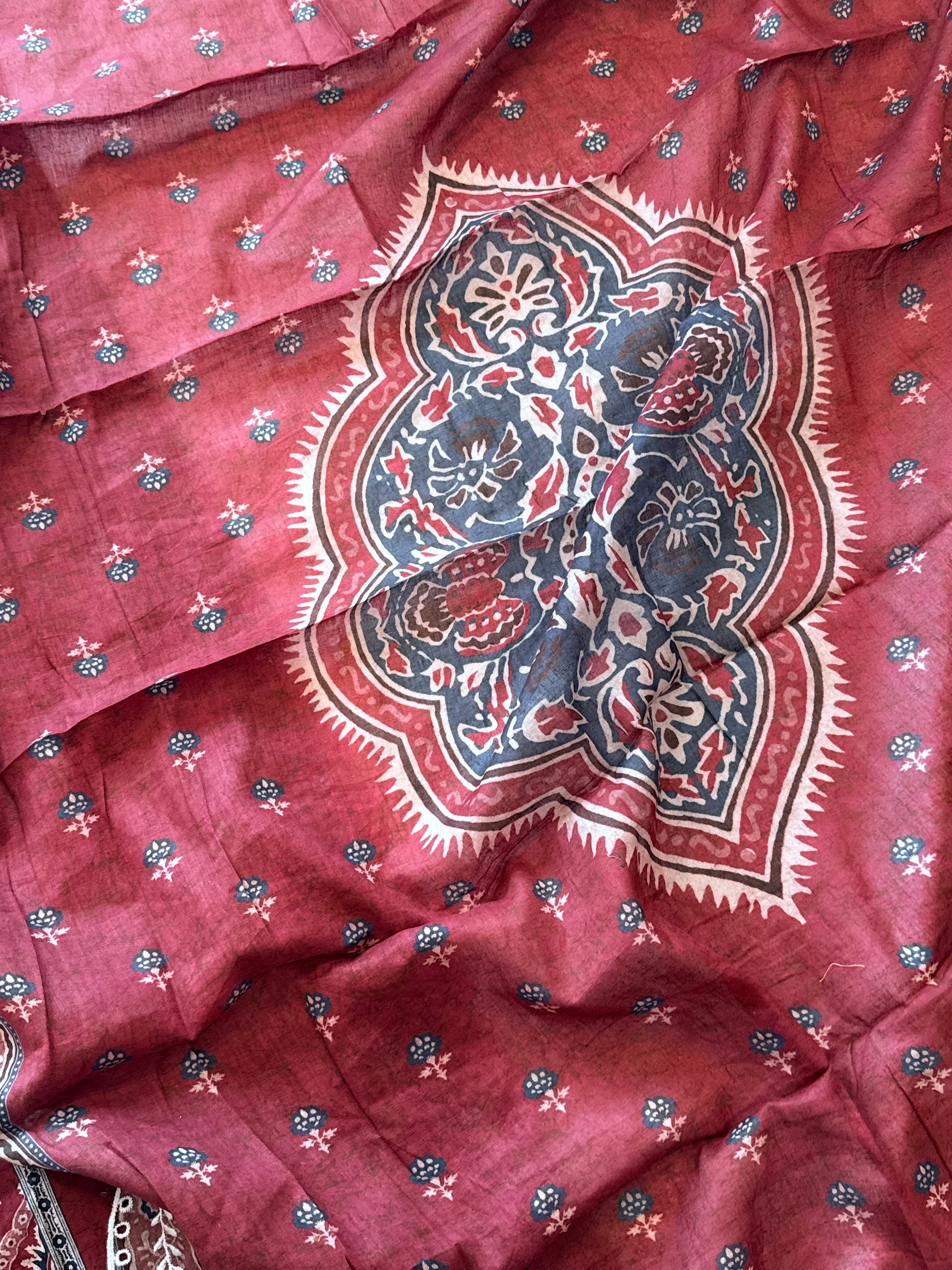 AJRAK LAWN EMBROIDERY SUIT 1