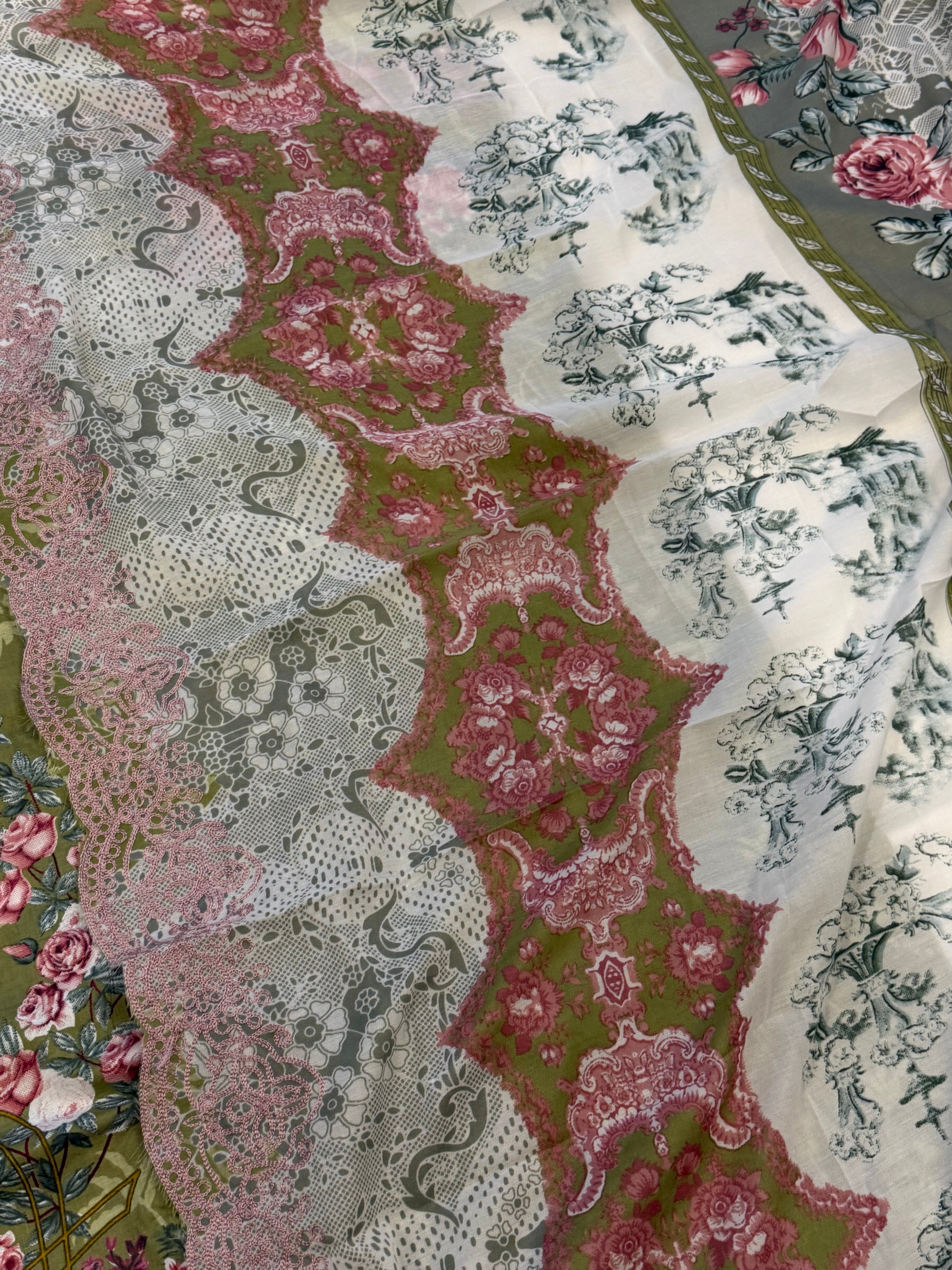 HAALA LAWN EMBROIDERY PATCH SUIT 5 Q