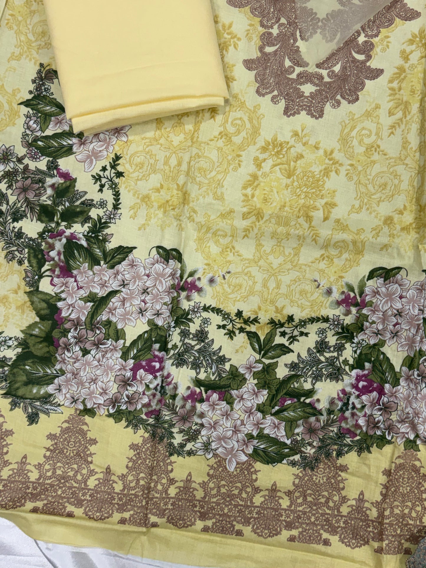 HAALA LAWN EMBROIDERY PATCH SUIT 2 Q