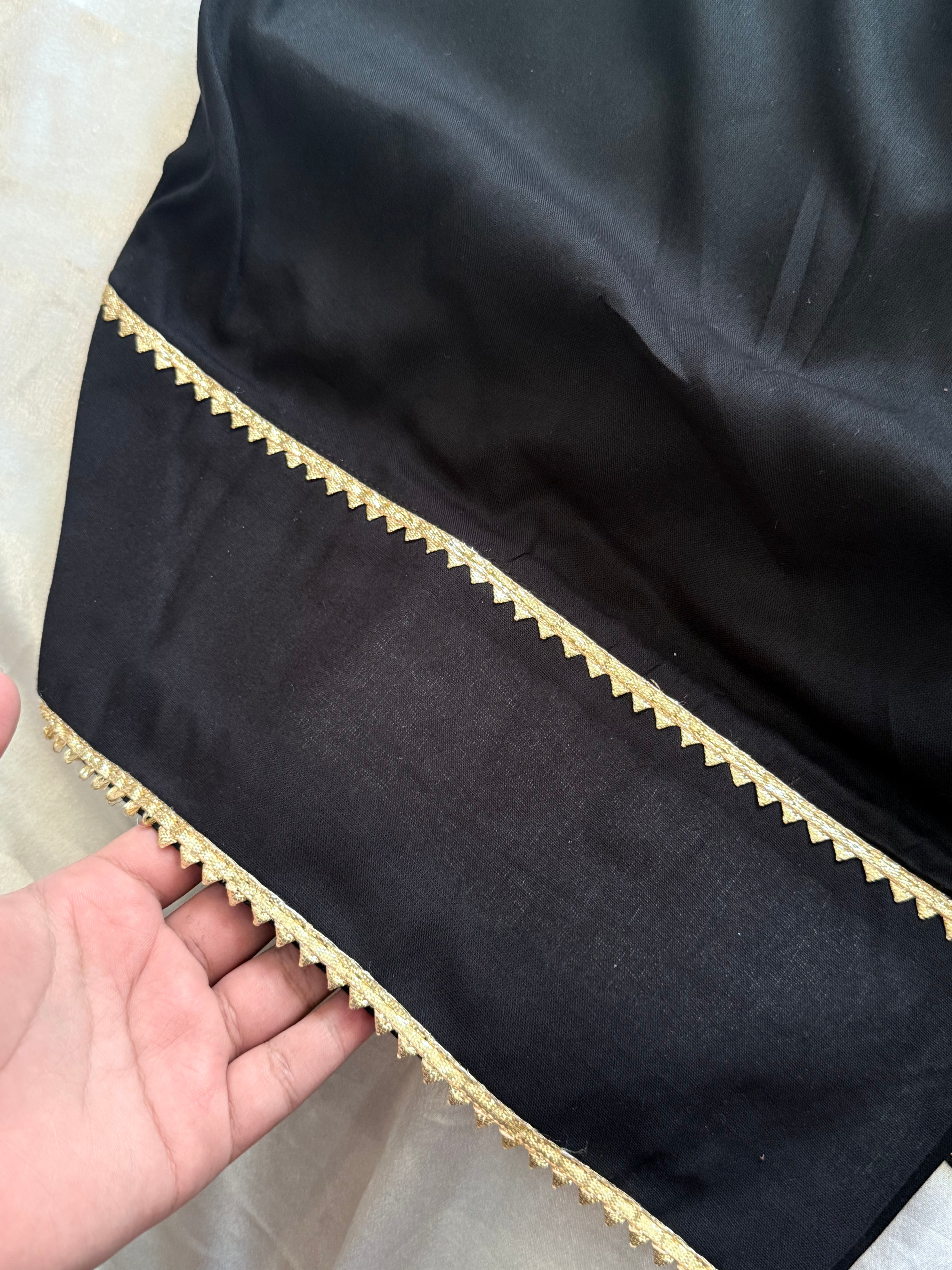 RAHI MUSLIN FARSHI SHALWAR SUIT