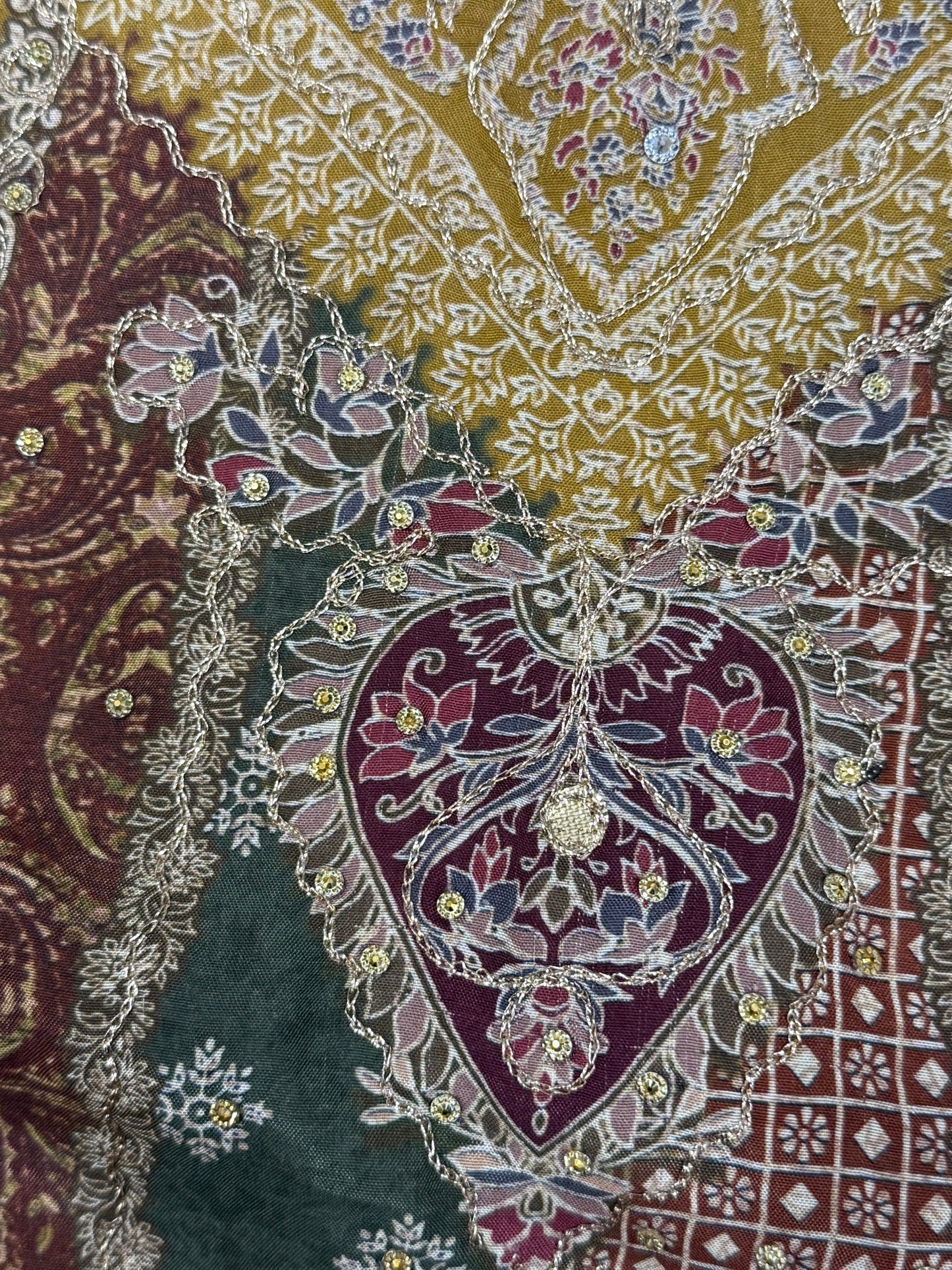 MUMTAZ MUSLIN EMBROIDERY SUIT 407 Q
