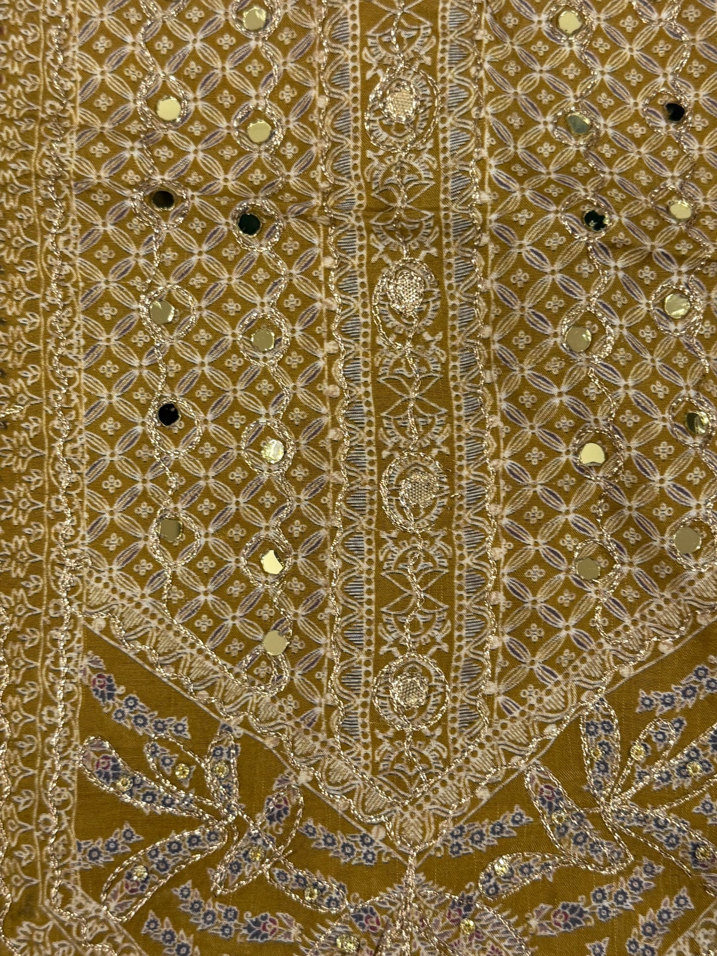 MUMTAZ MUSLIN EMBROIDERY SUIT 407 Q