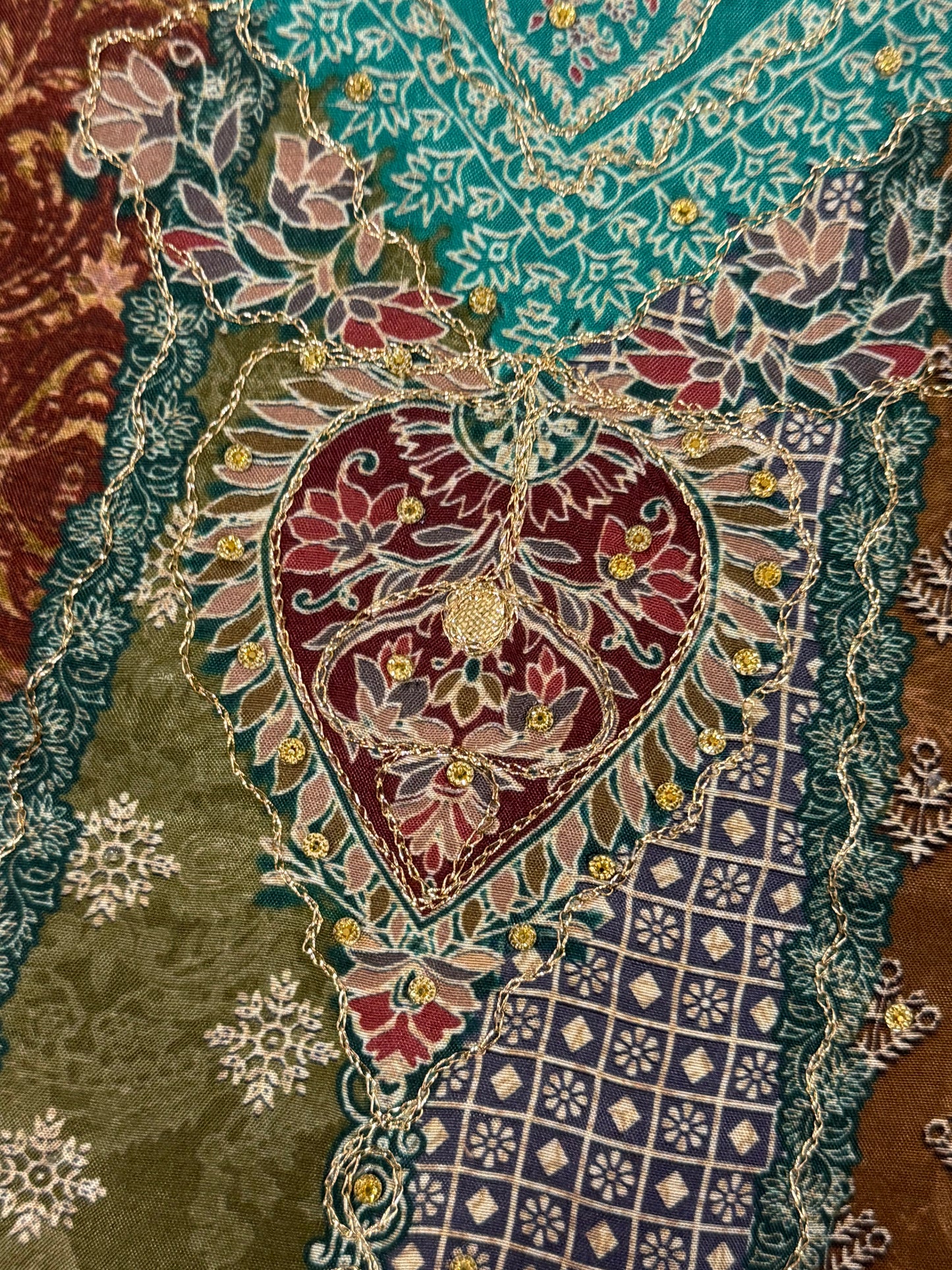 MUMTAZ MUSLIN EMBROIDERY SUIT 407 Q