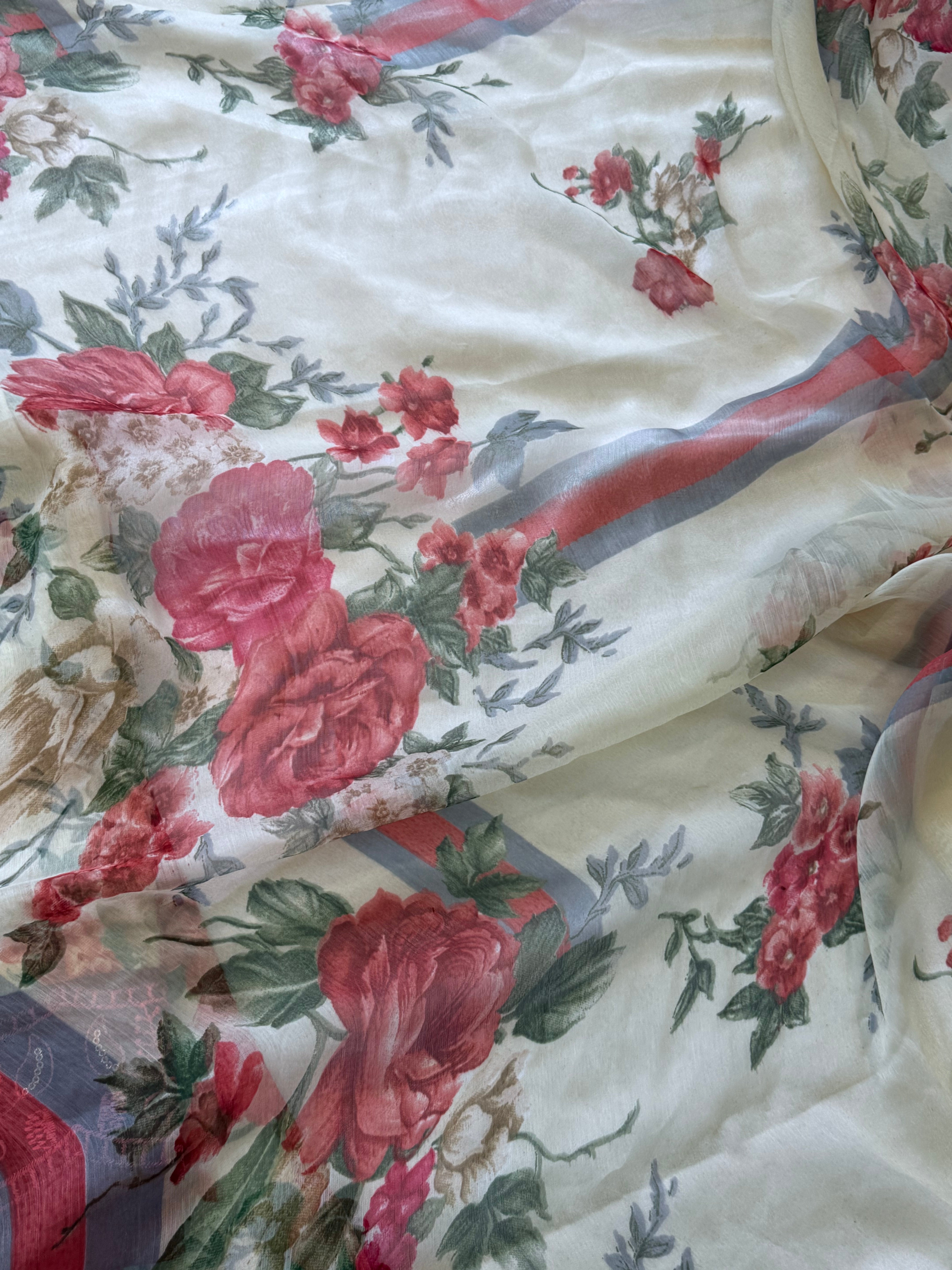 FLORAL COTTON PATCH FARSHI SHALWAR SUIT