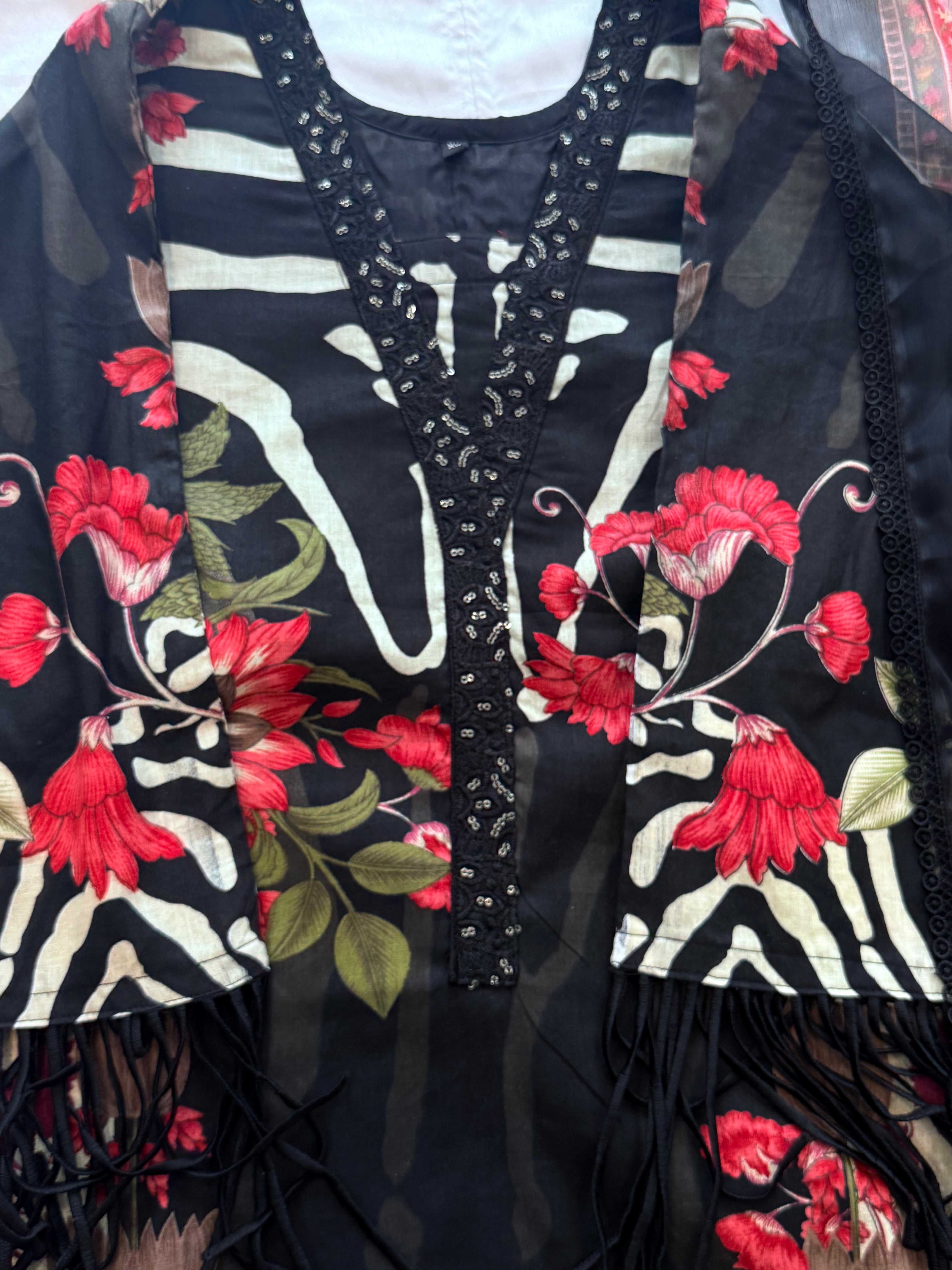 MARIA B COTTON PATCH READYMADE SUIT 3